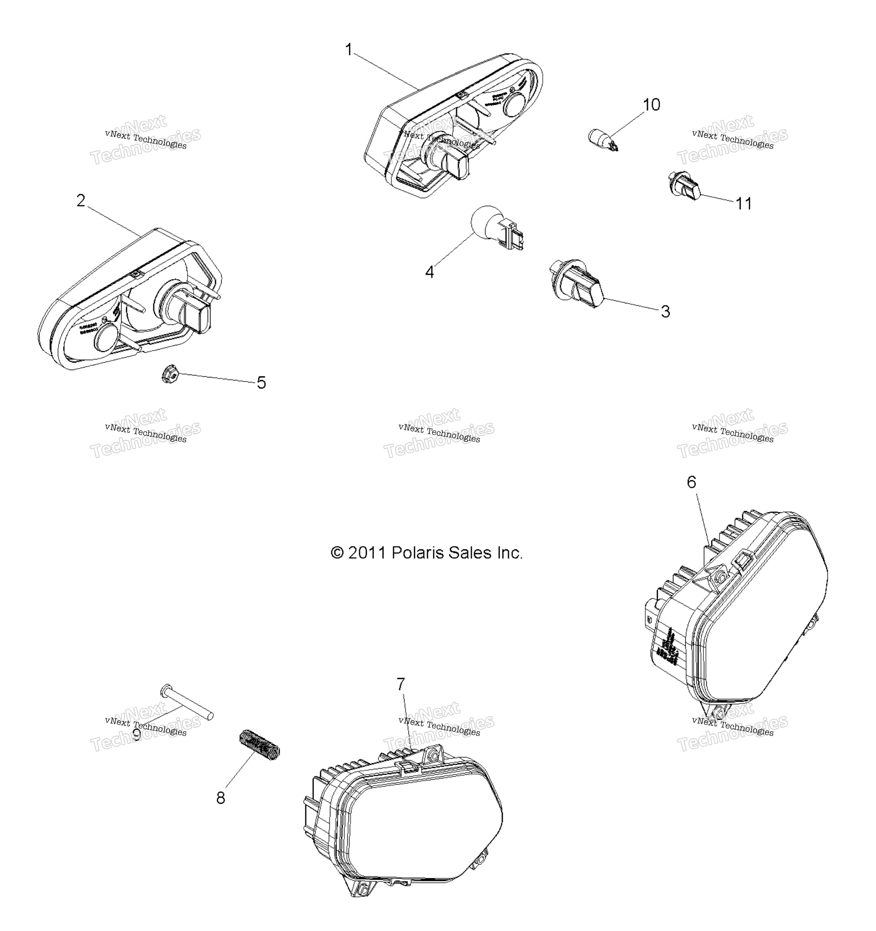 Electrical, Headlights, Taillights и Bulbs