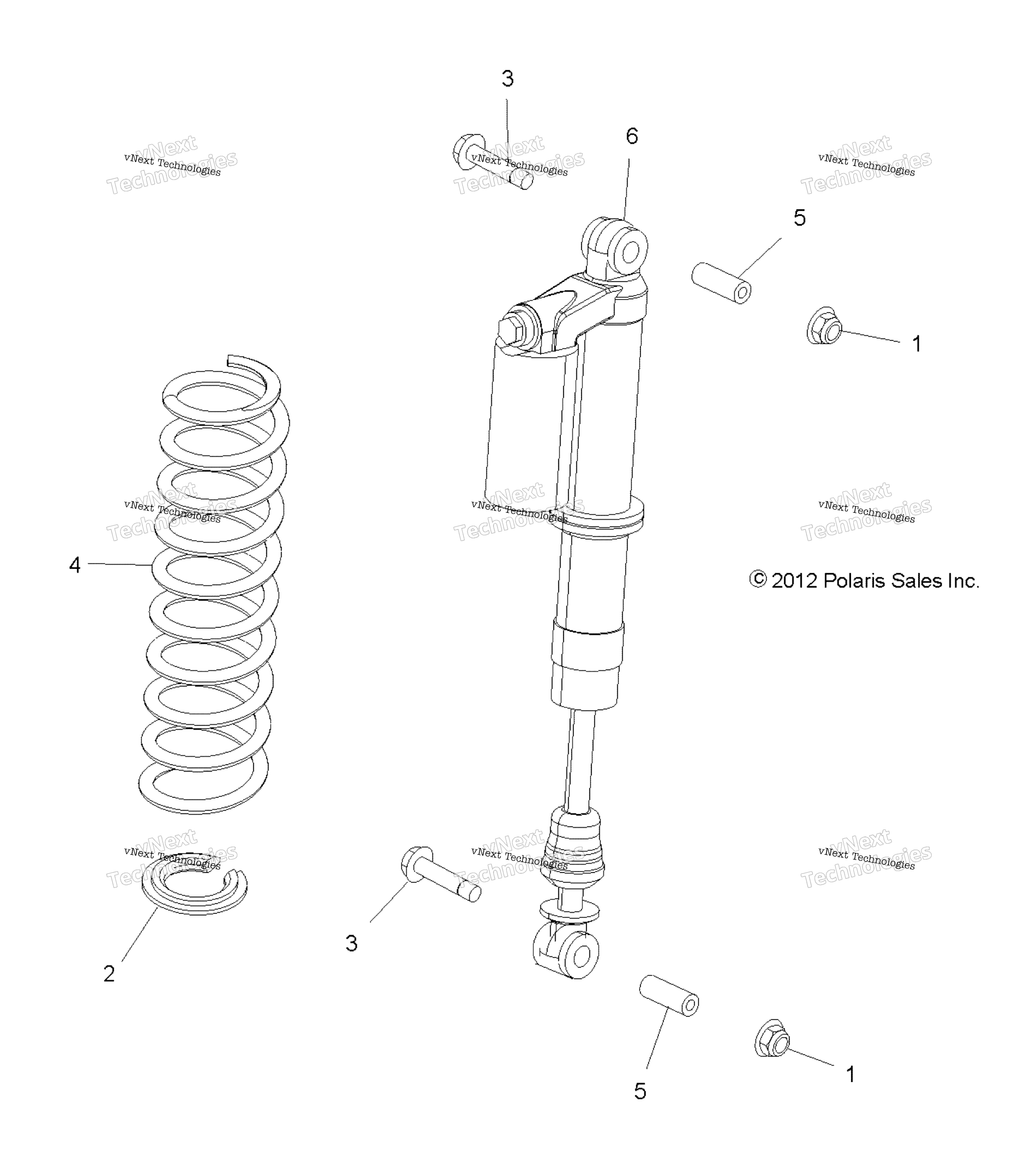 Подвеска, передний амортизатор Mounting
