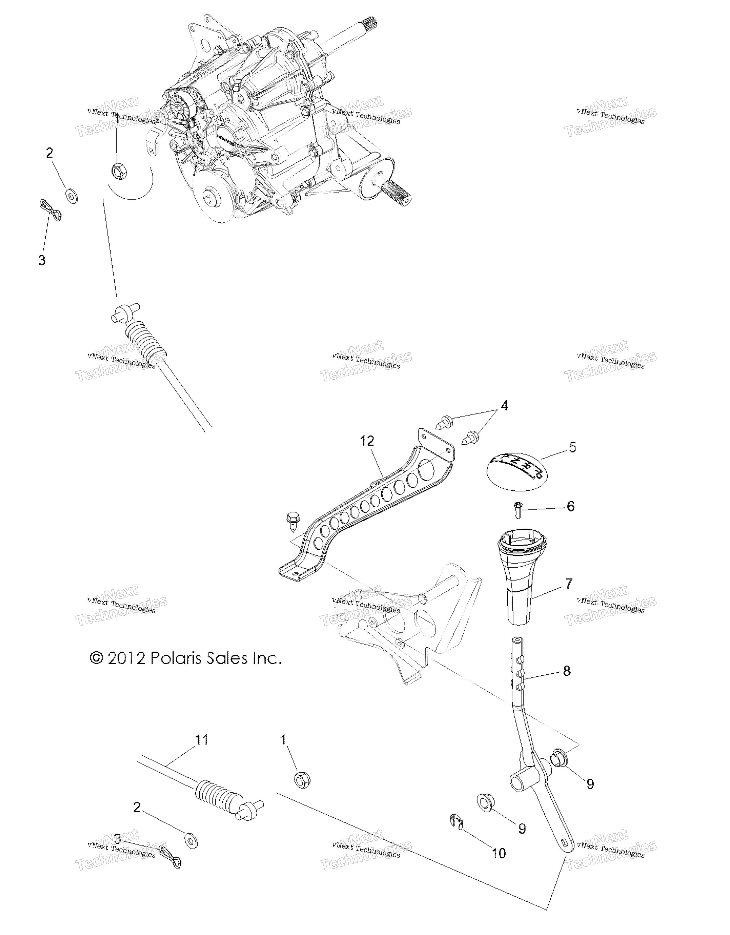 Привод Train, Gear Selector