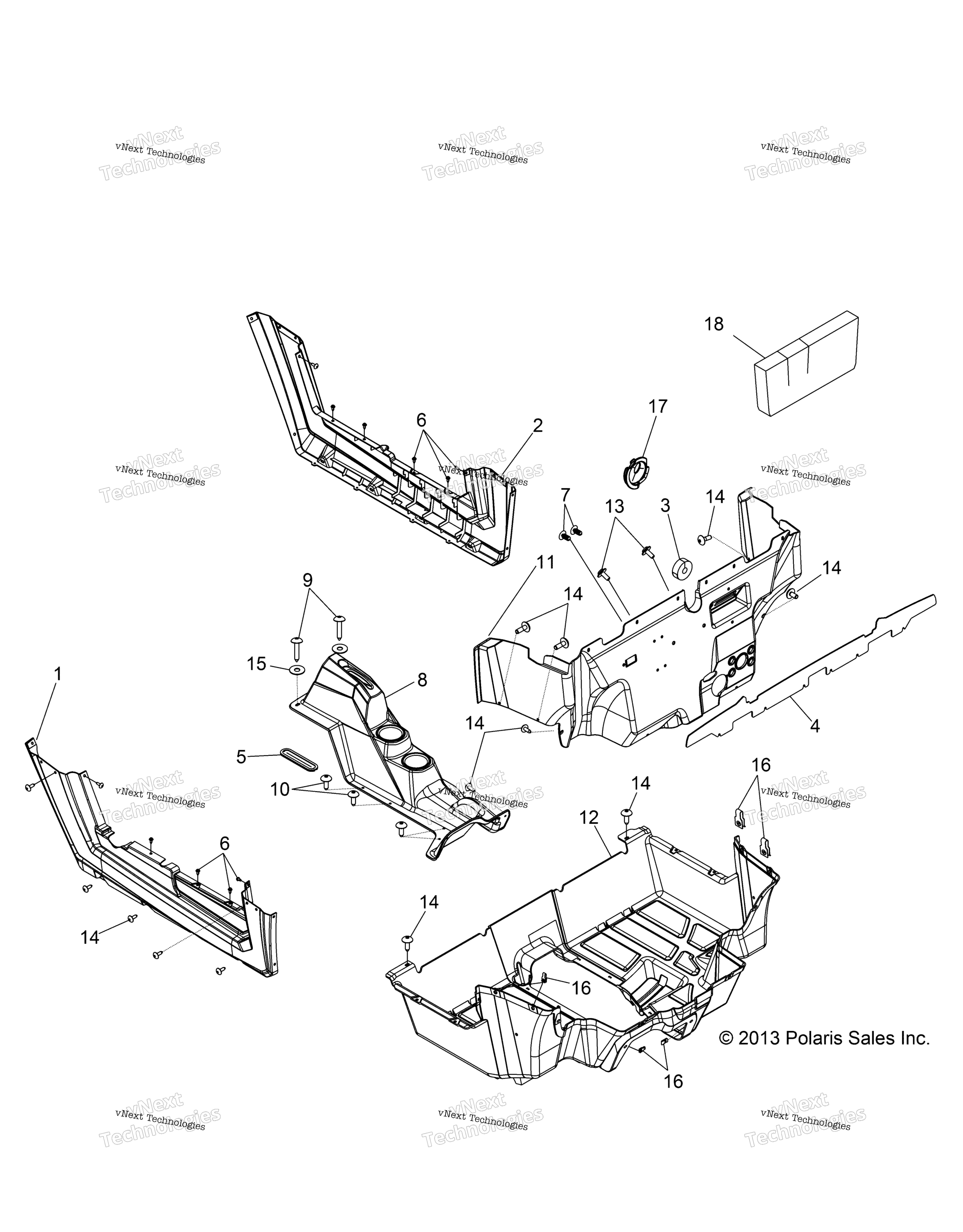 Body, Floor и Rocker Panels