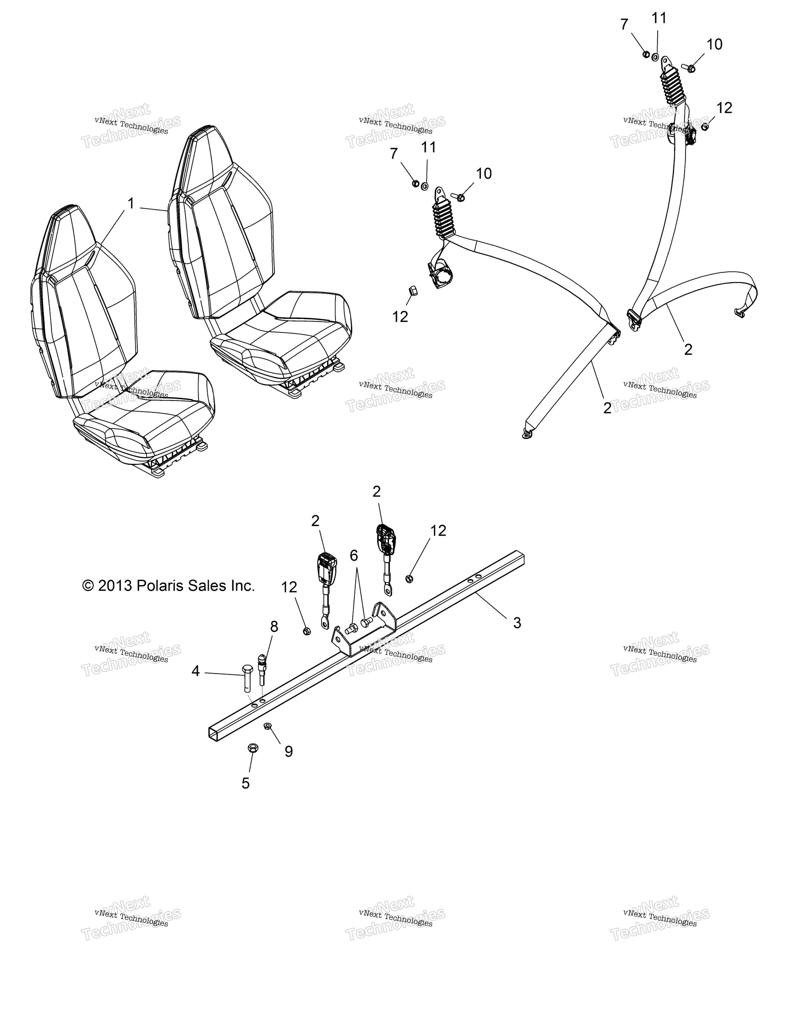 Кузов, сиденье Mounting & Belts