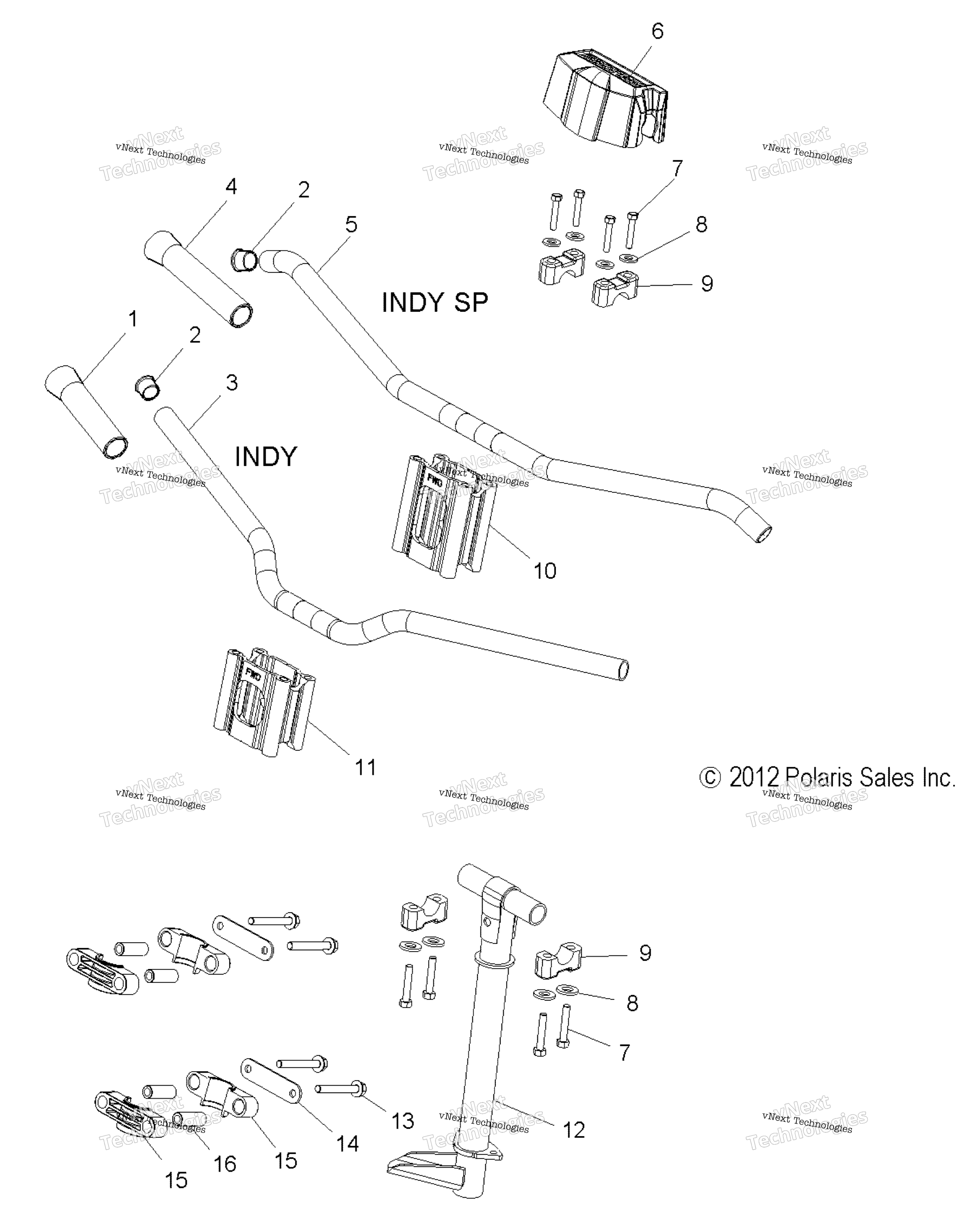 Steering, Upper & руль Asm