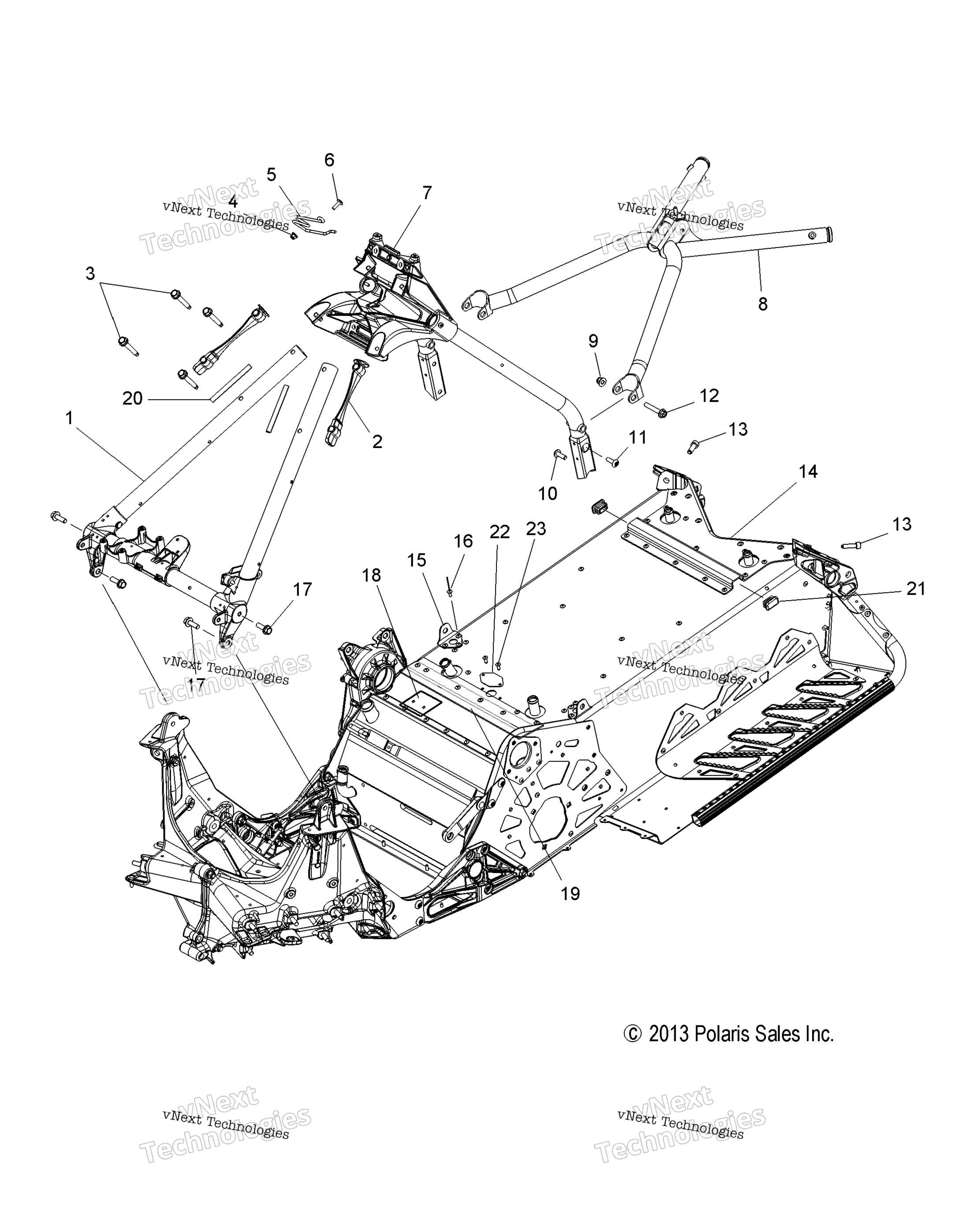 Chassis, Chassis Asm. & Over Structure All опции
