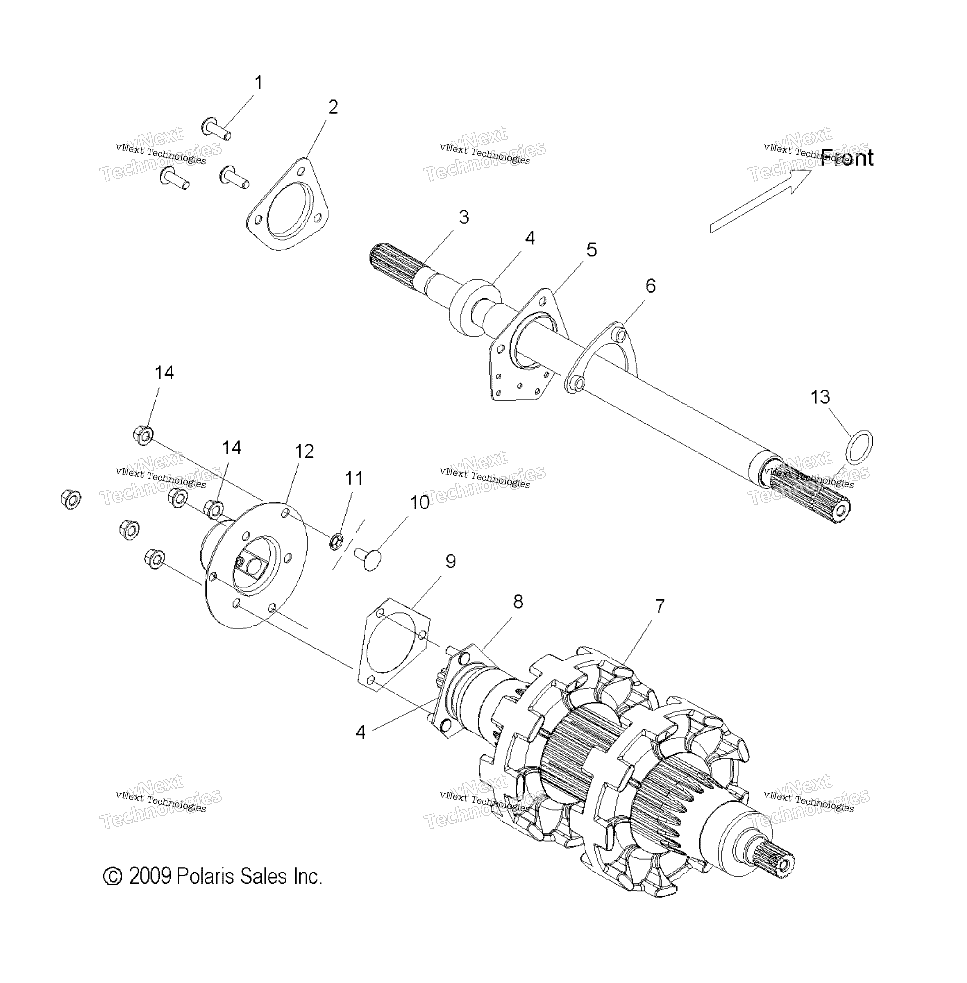 Привод Train, Jackshaft & Driveshaft All Options