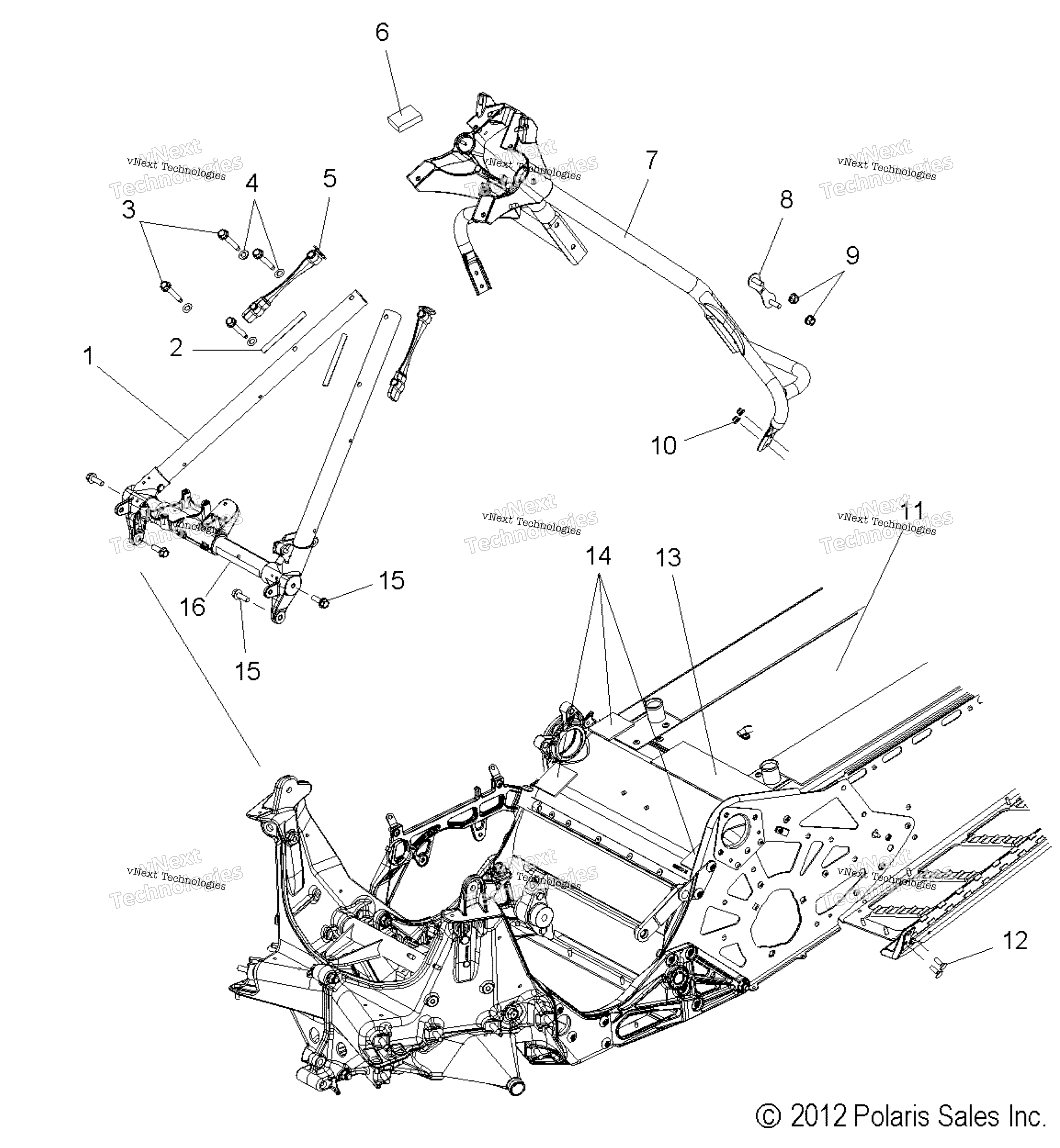 Chassis, Chassis узел & Over Structure