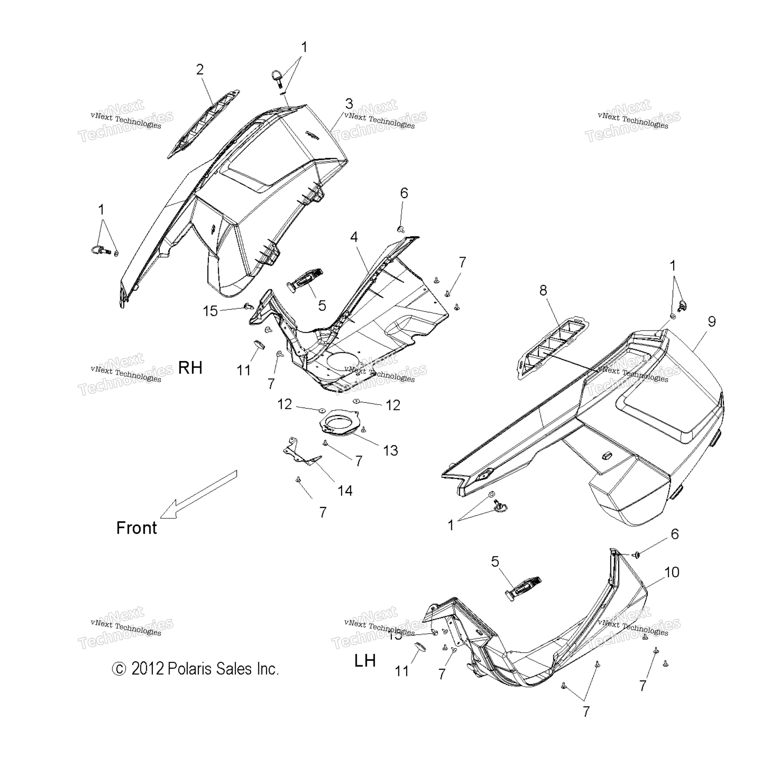 Body, Fenders & Side Panels All опции