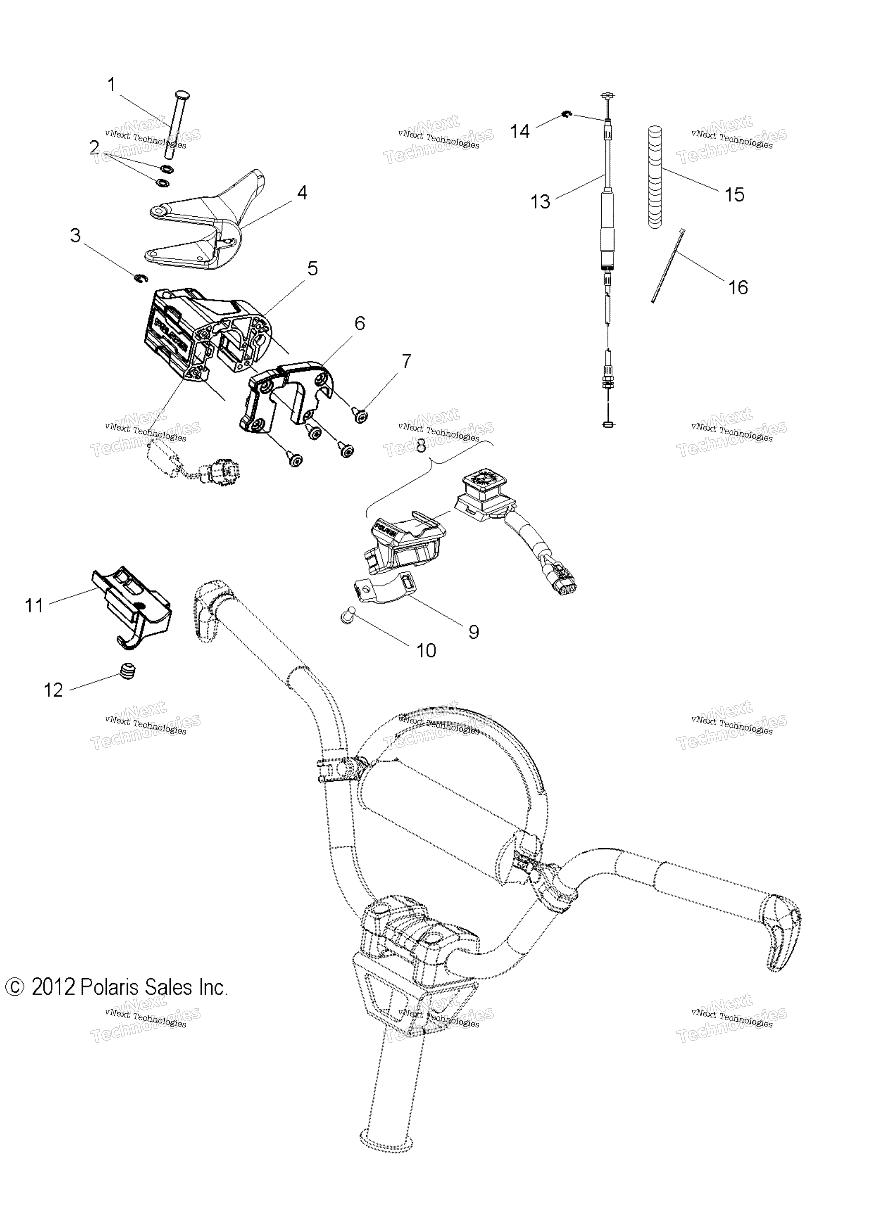 Engine, Throttle управление Asm. All Options