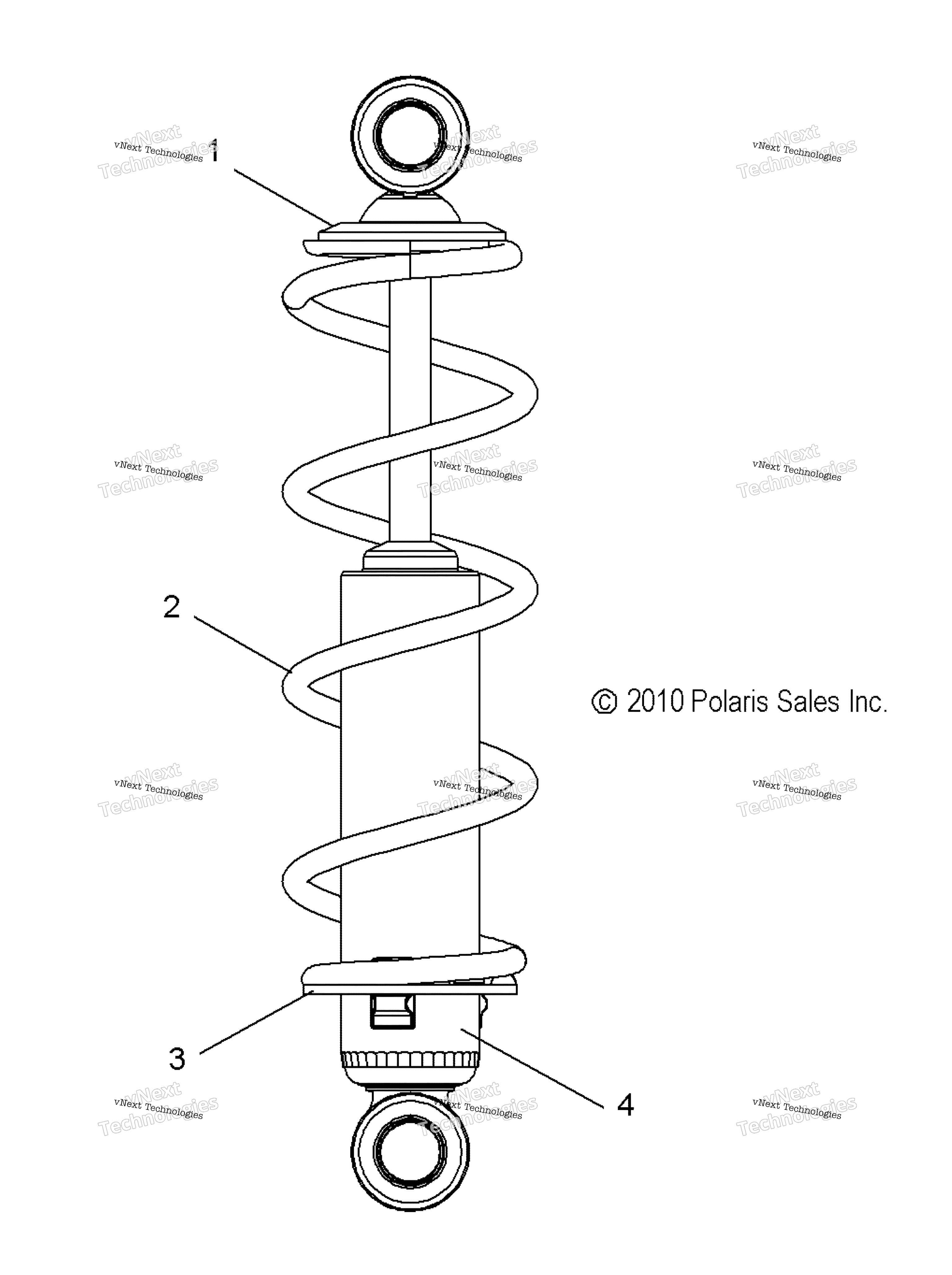 Suspension, Shock, передний
