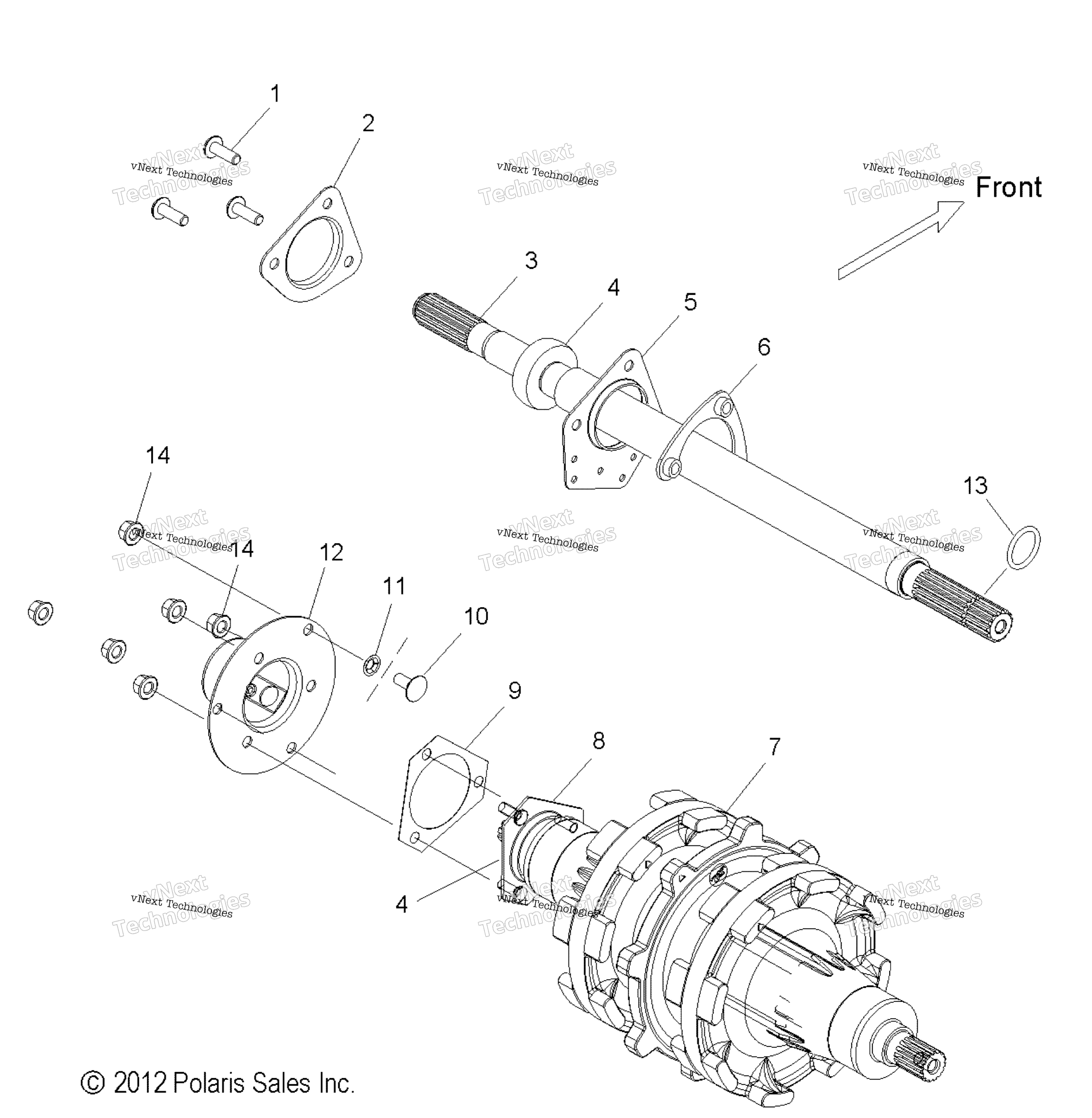 Привод Train, Jackshaft & Driveshaft All Options