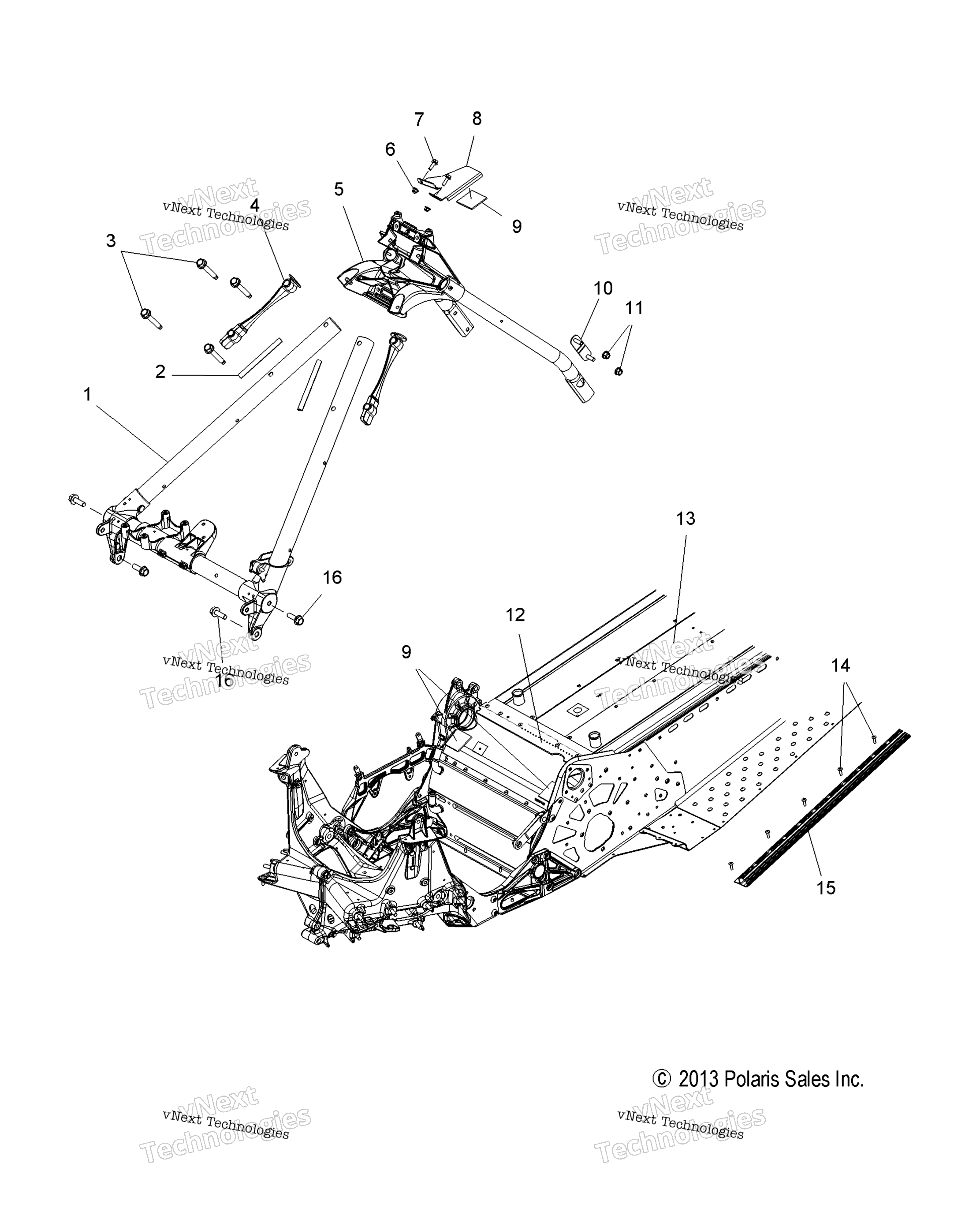 Chassis, Chassis Asm. & Over Structure All опции