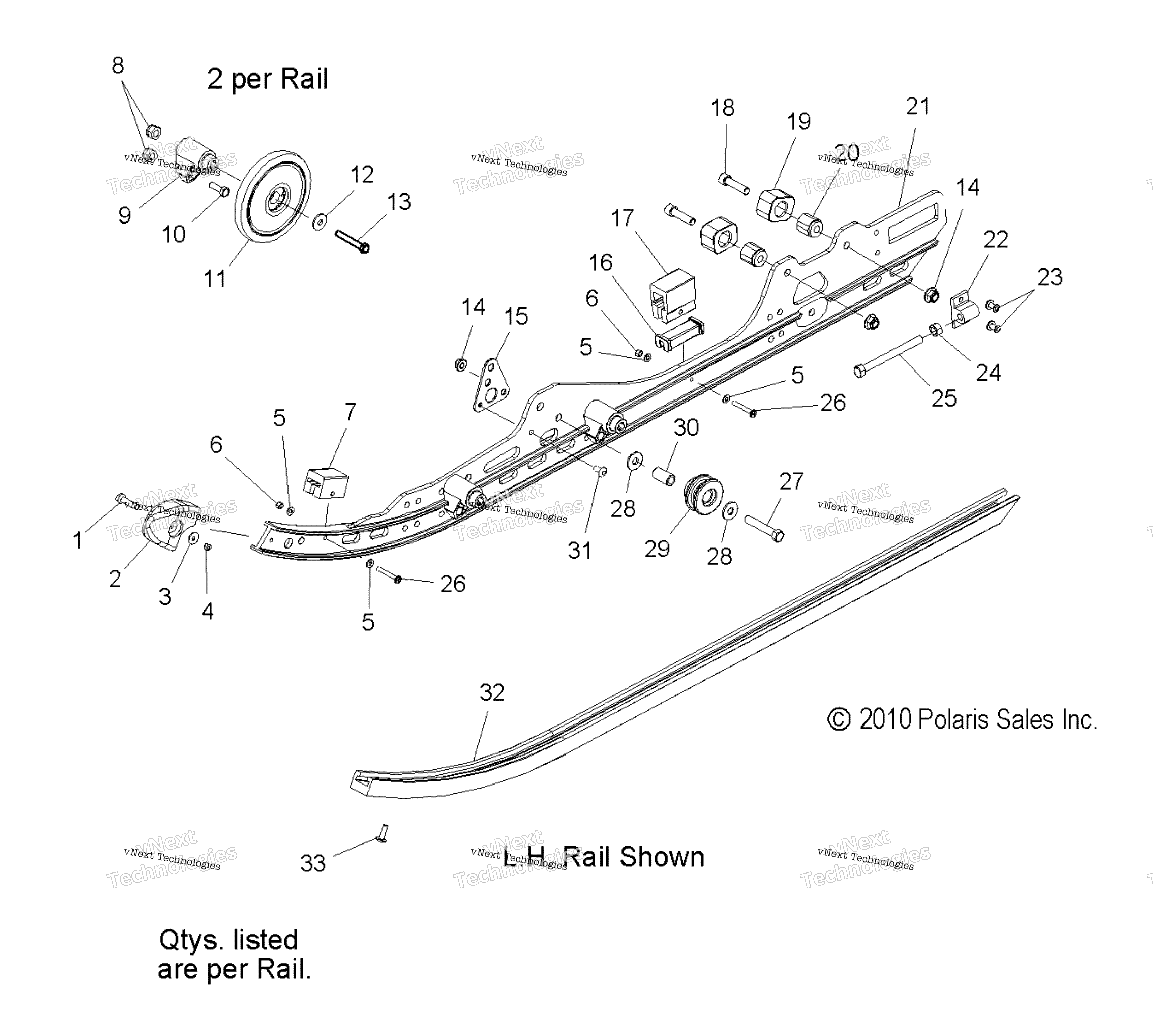 Suspension, Rail крепление All Options