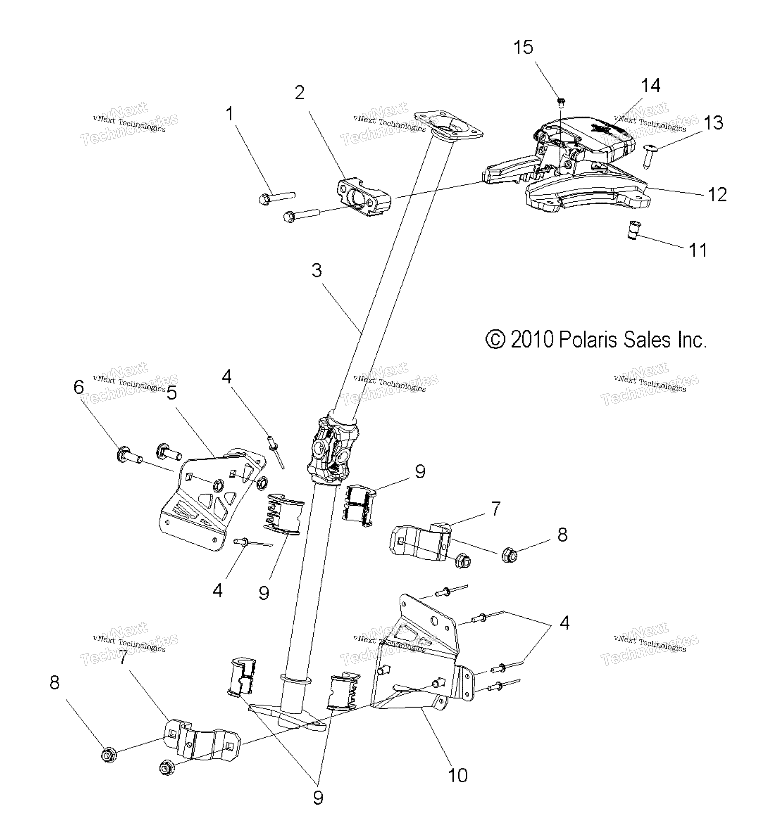 Steering, Adjustable рулевое управление Post Asm