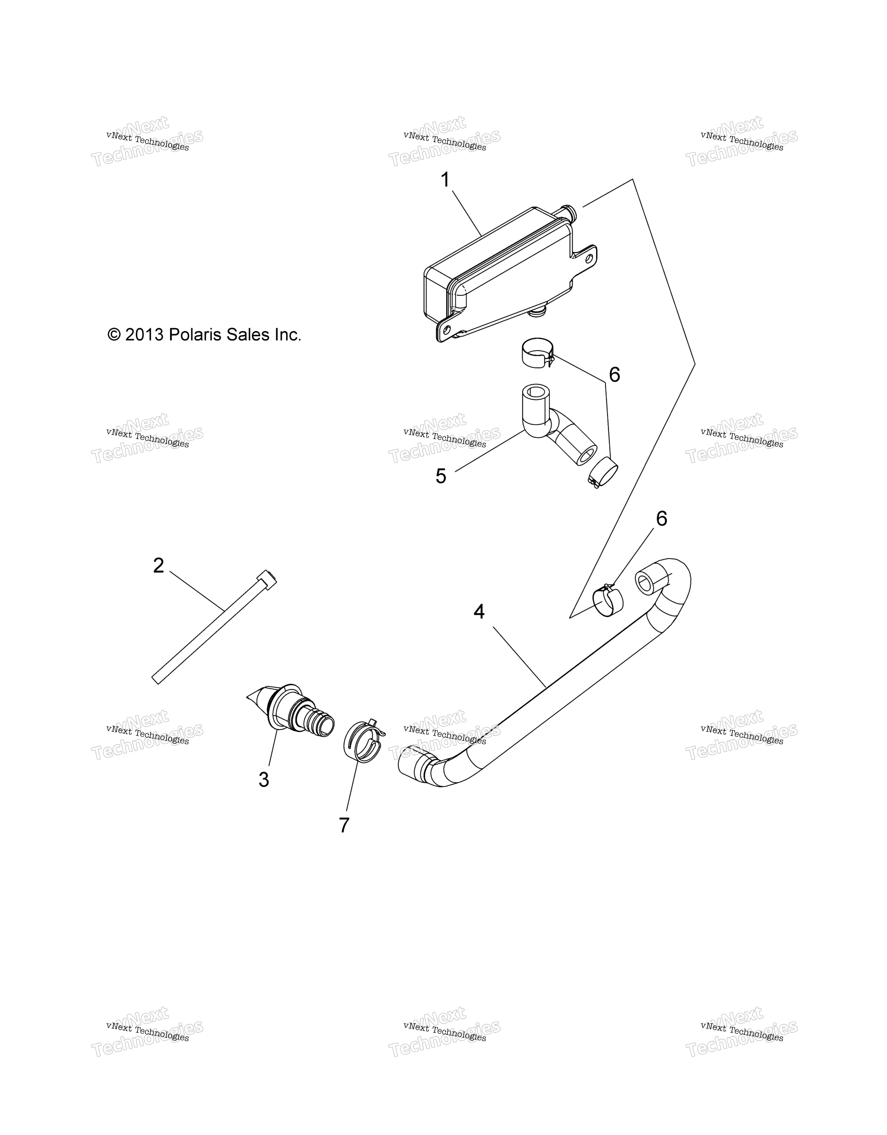 Engine, Breather шланг
