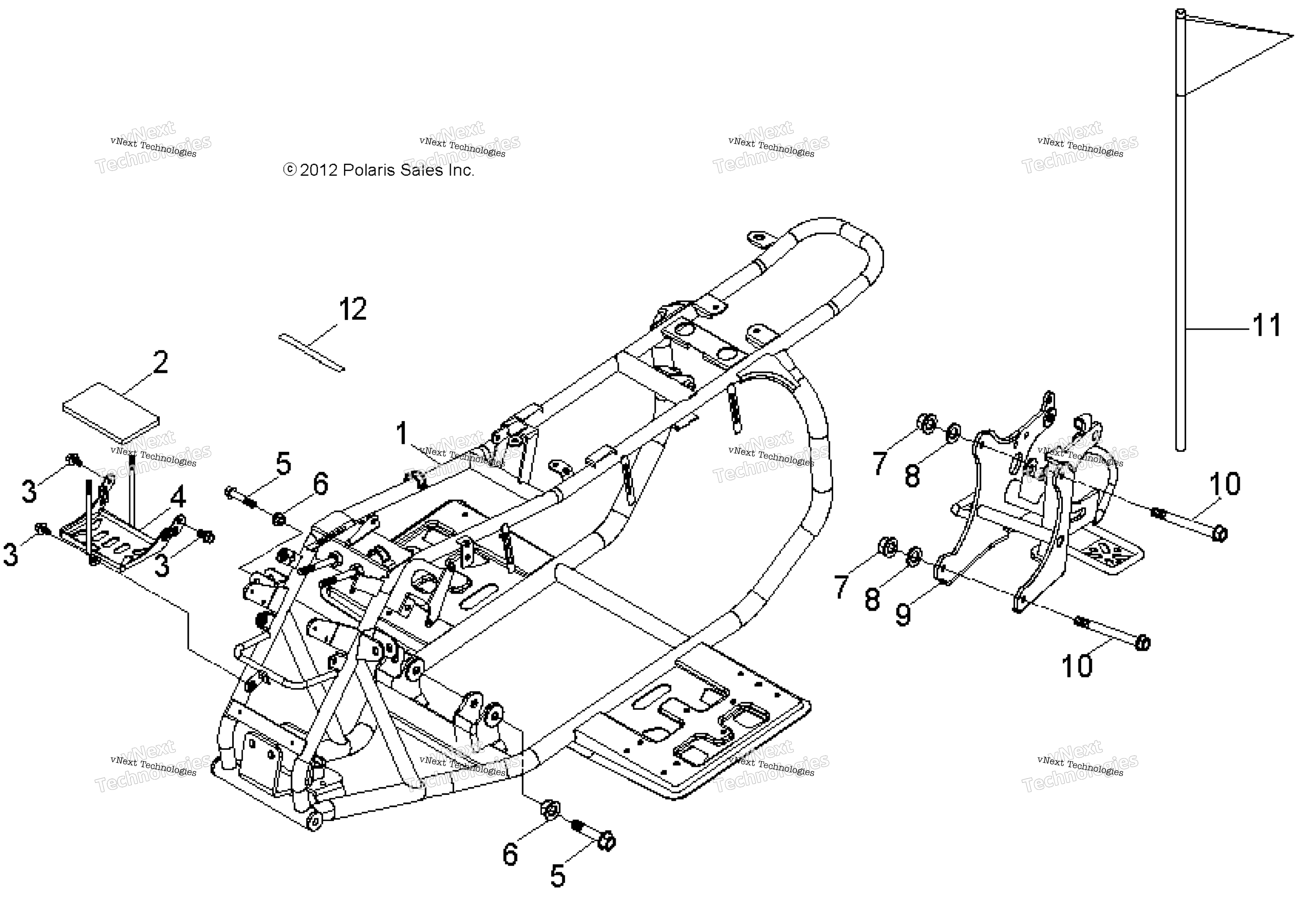 Chassis, рама & Swing Arm