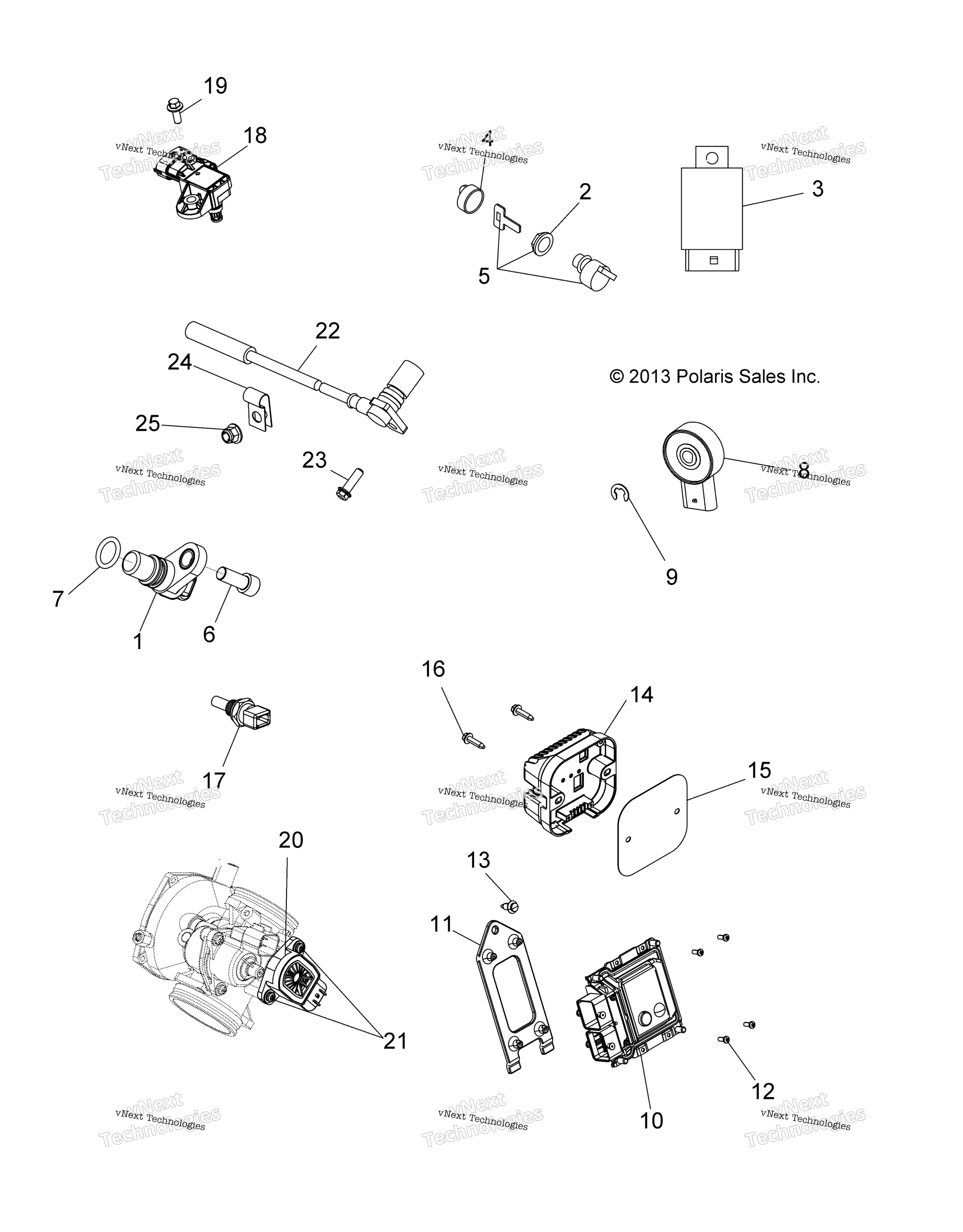 электрооборудование Switches, Sensors & Ecm Modules