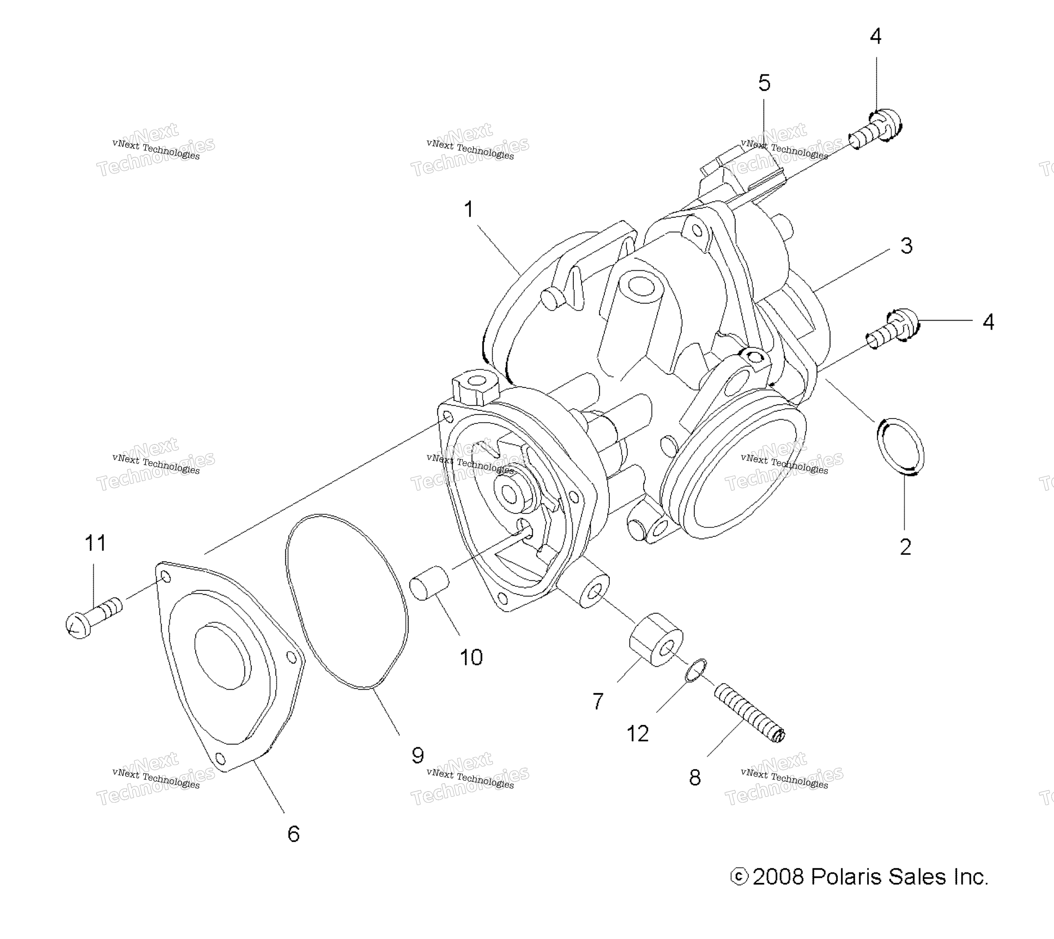 Двигатель, дроссельный узел