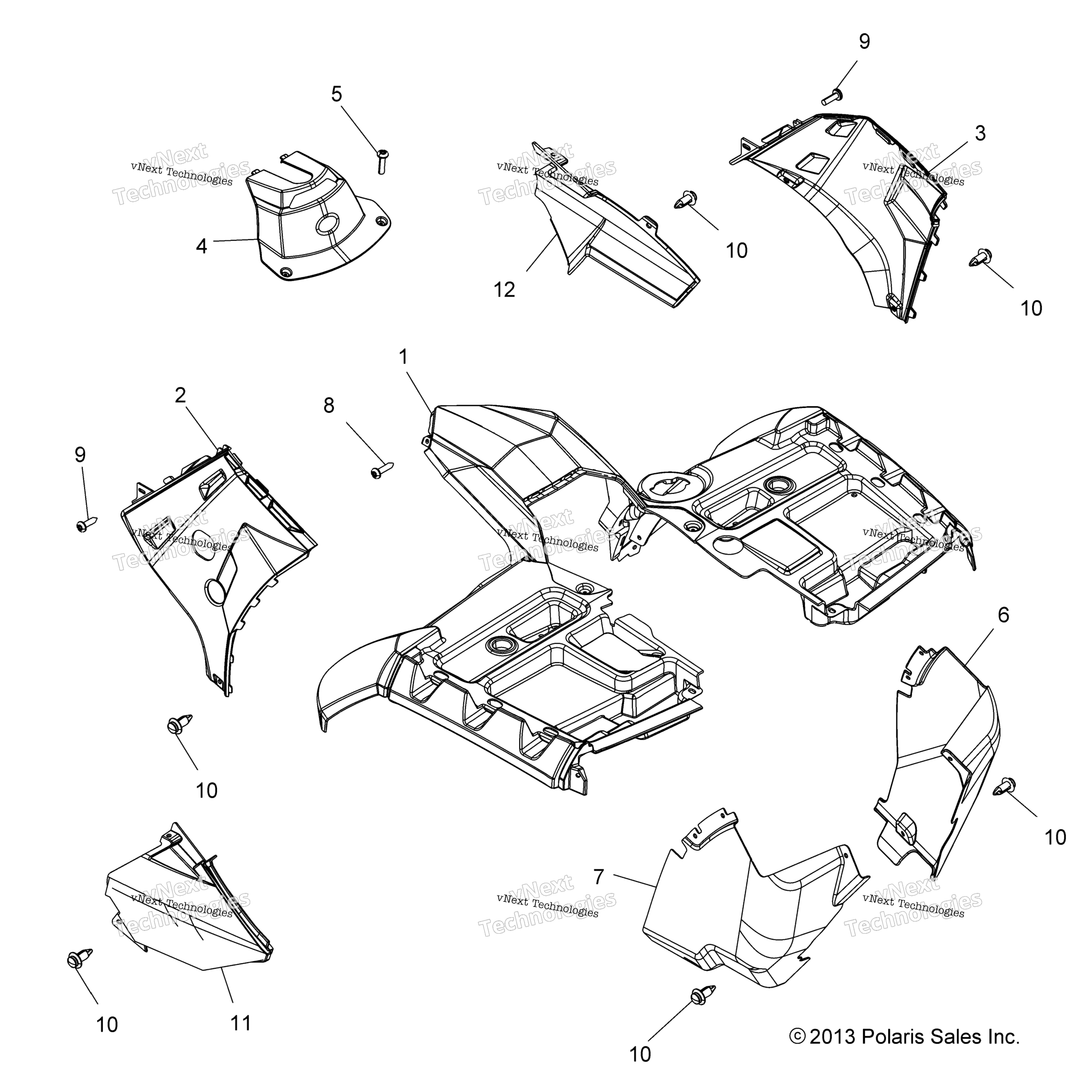 Body, передний Cab