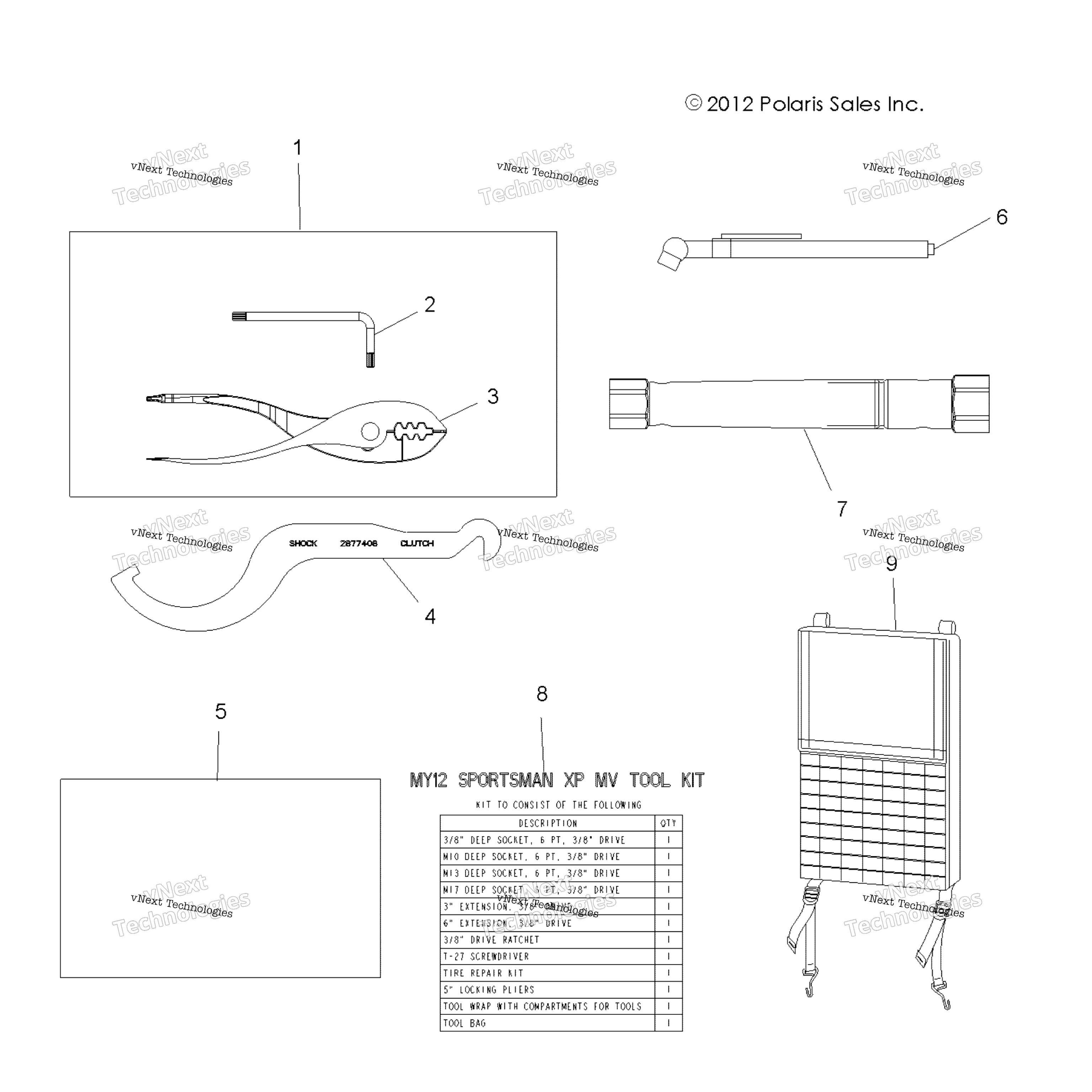 Tools, инструмент комплект