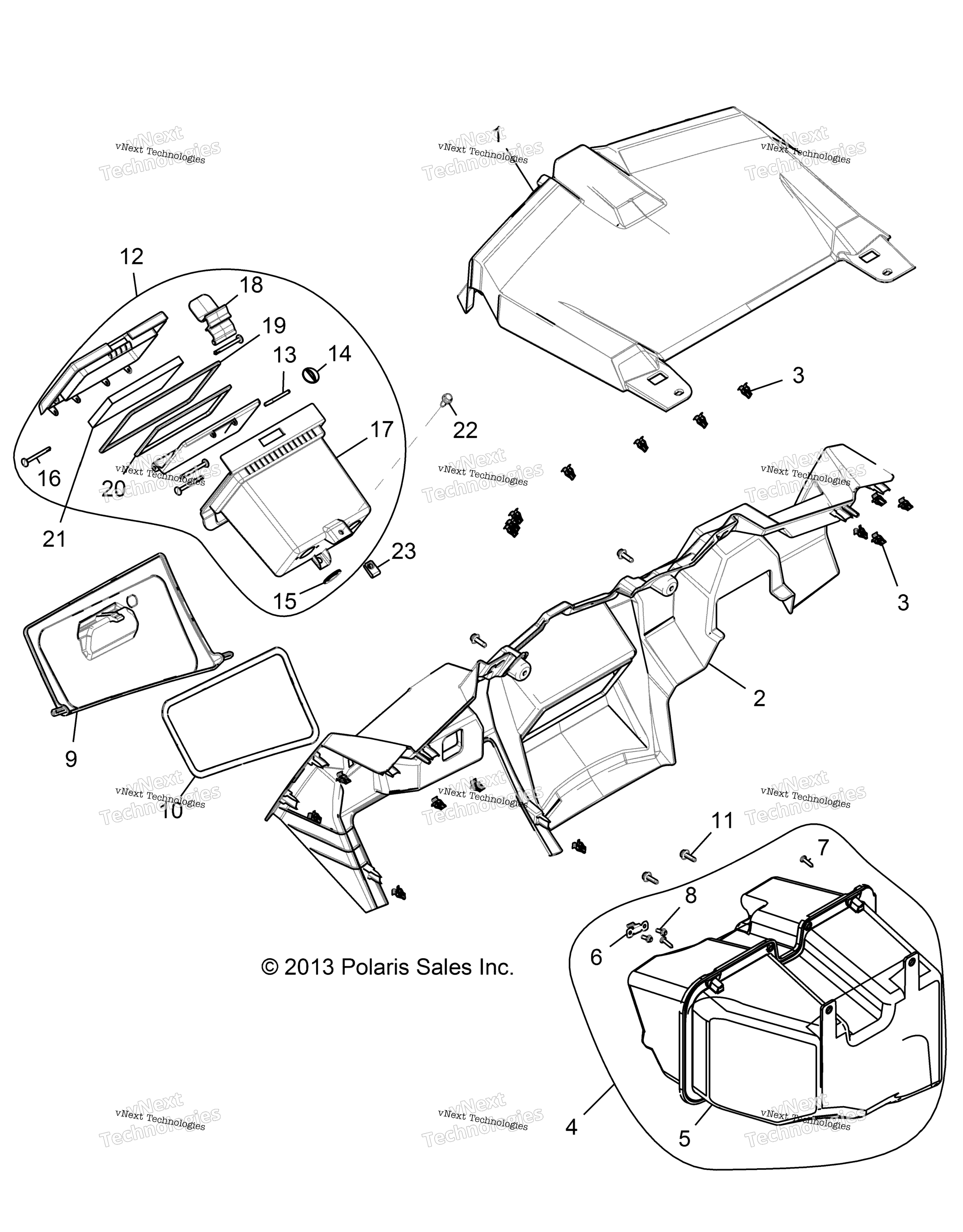 Кузов, панель приборов And Glovebox