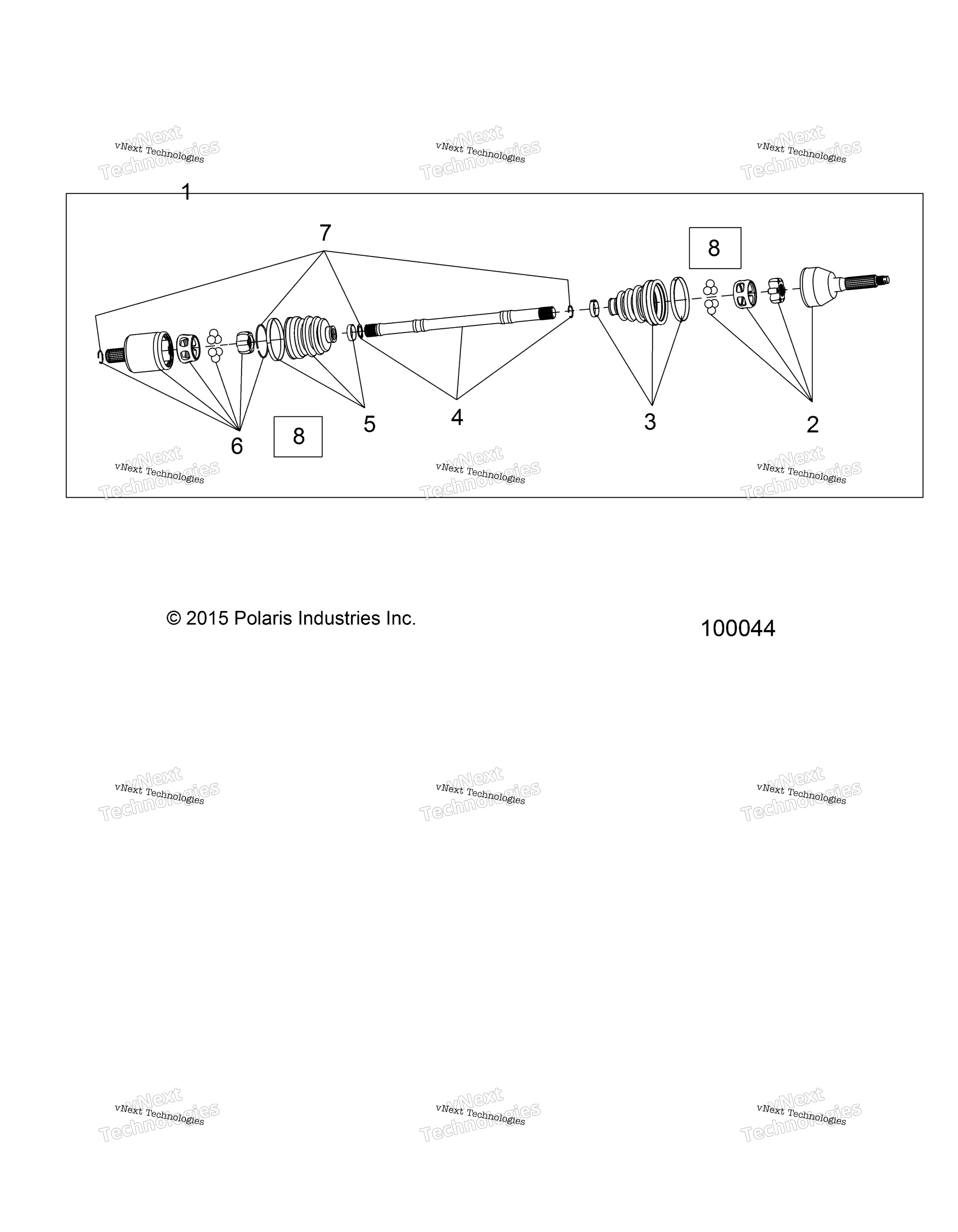 Трансмиссия, передняя полуось