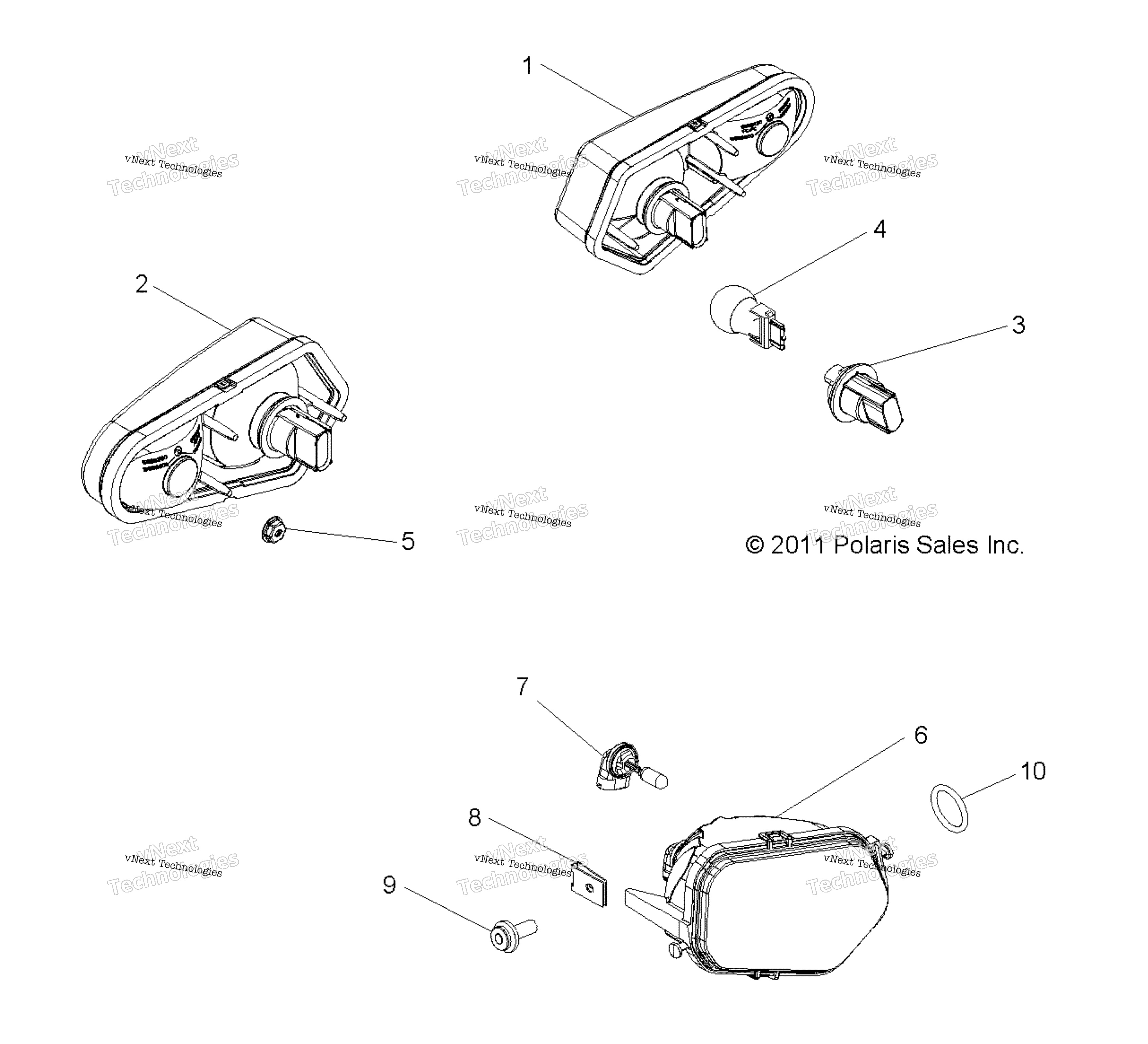 Electrical, Headlights, Taillights и Bulbs