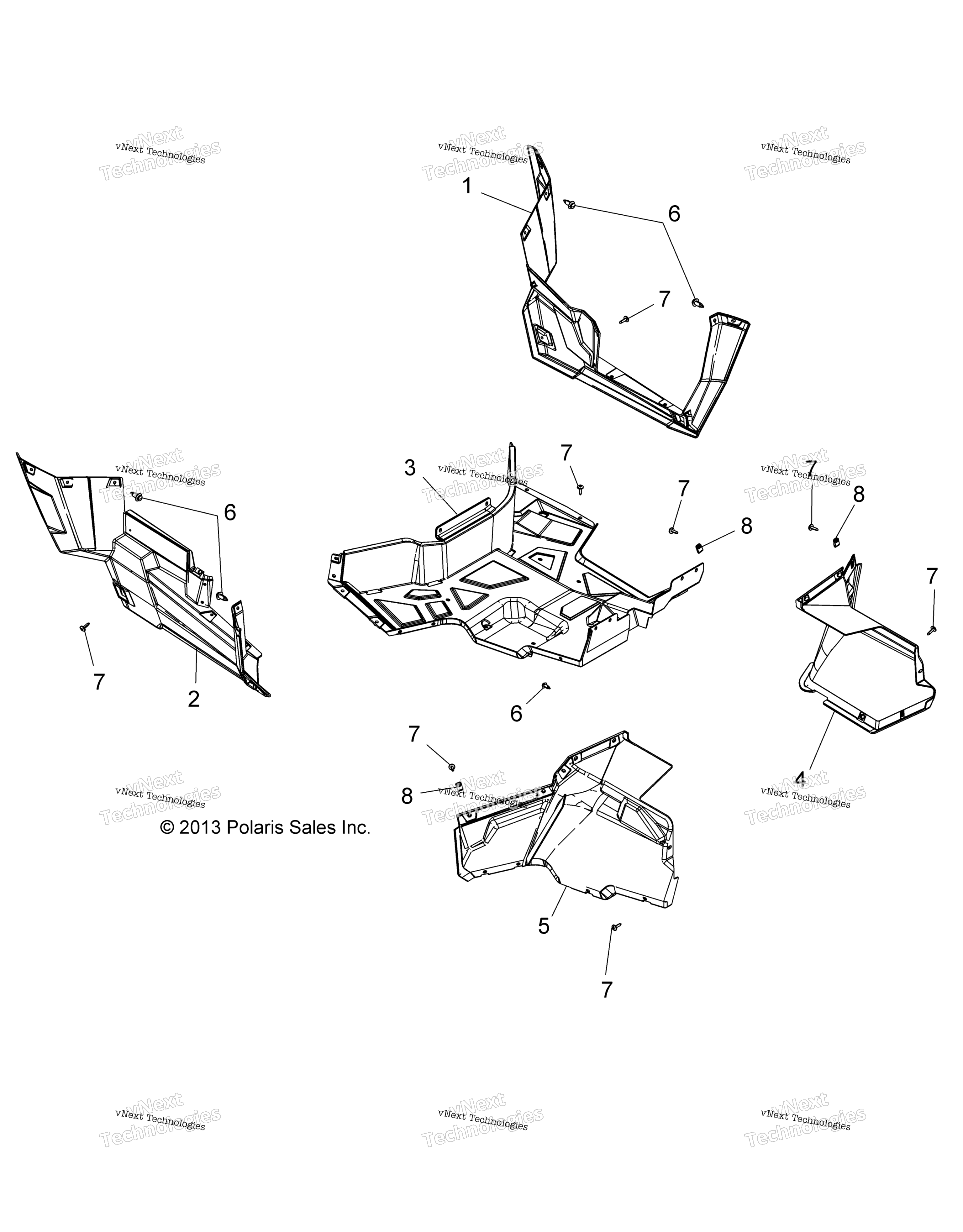 Body, Floor и Rocker Panels