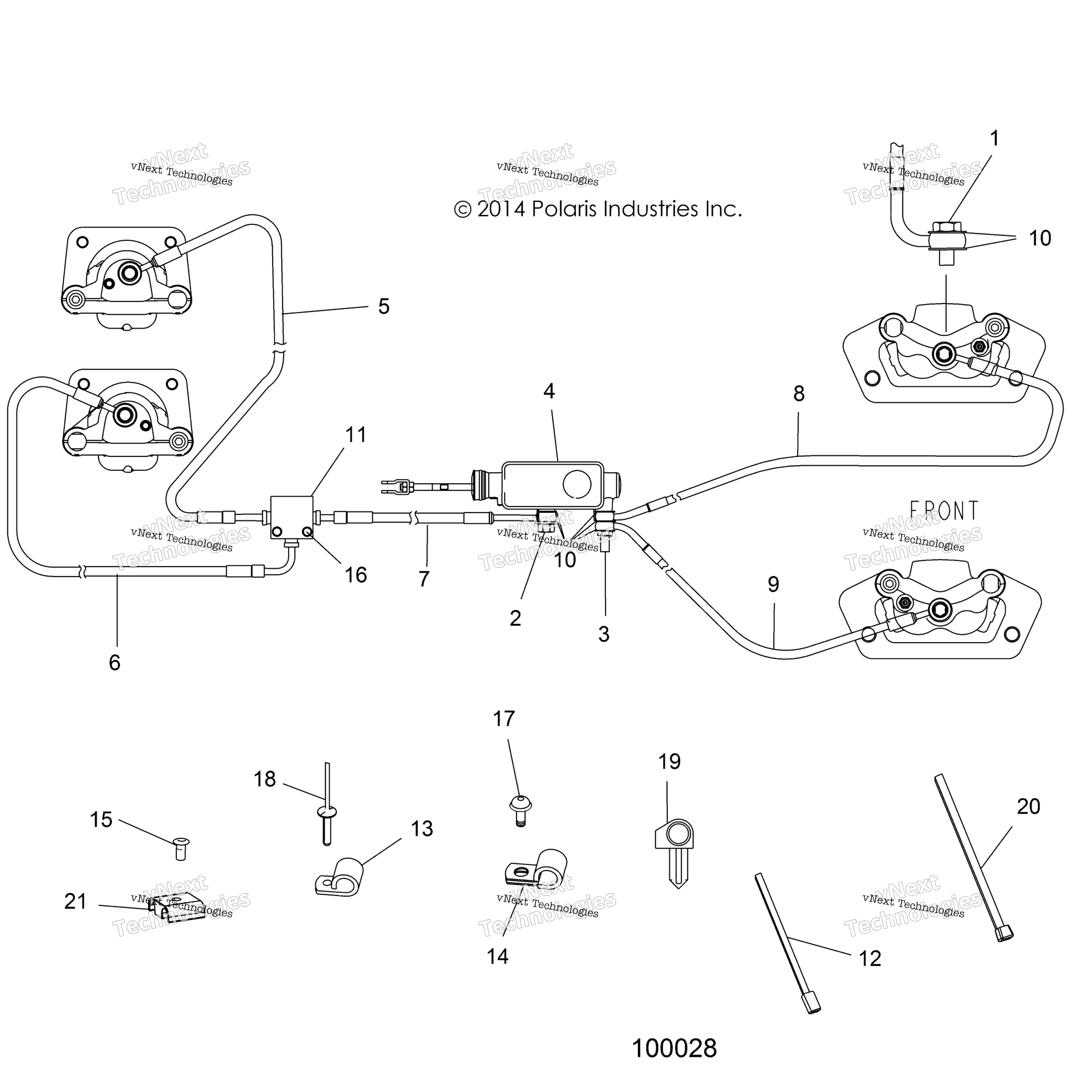 Тормоза, тормозные шланги And Master Cylinder