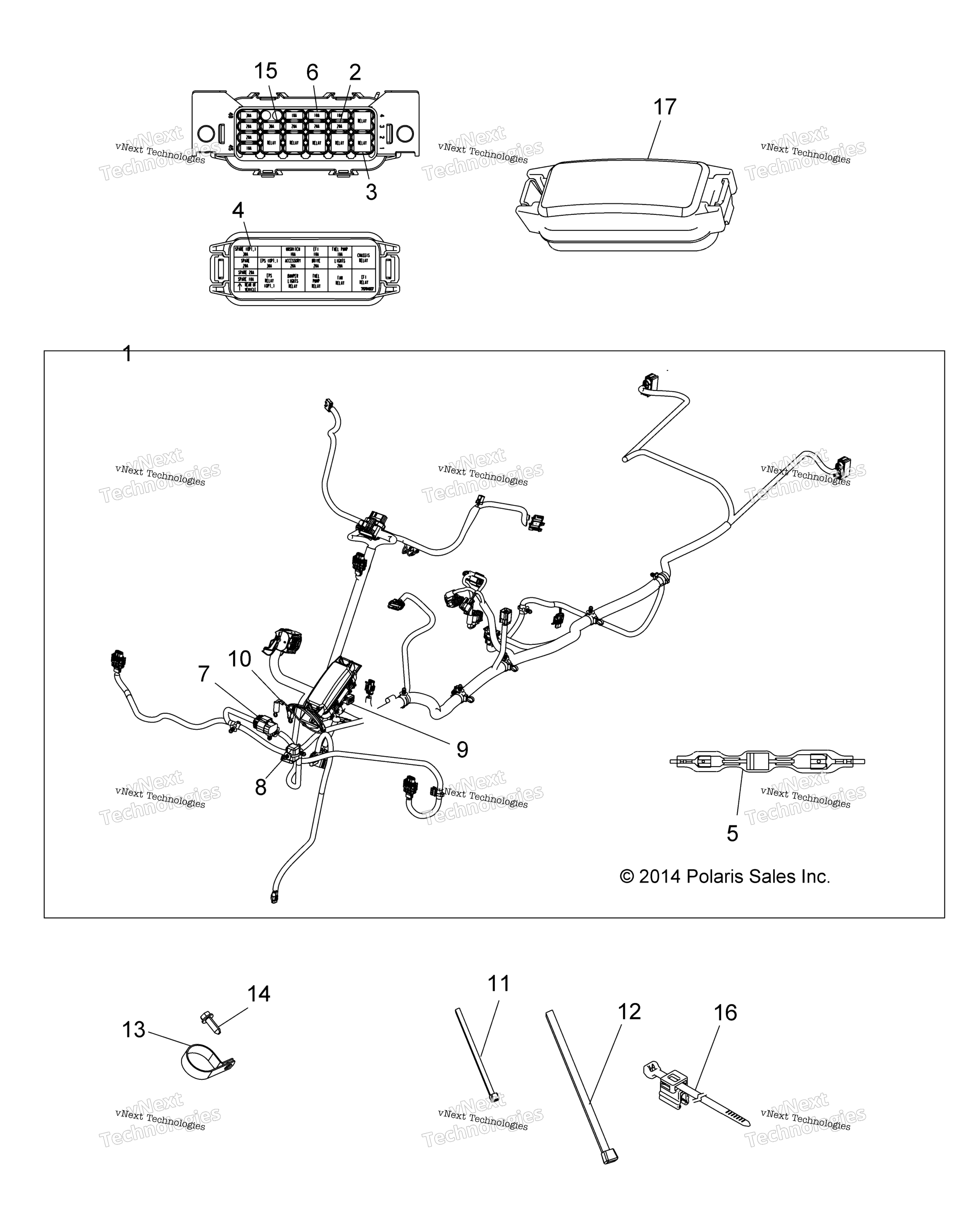 Electrical, Main Wire жгут