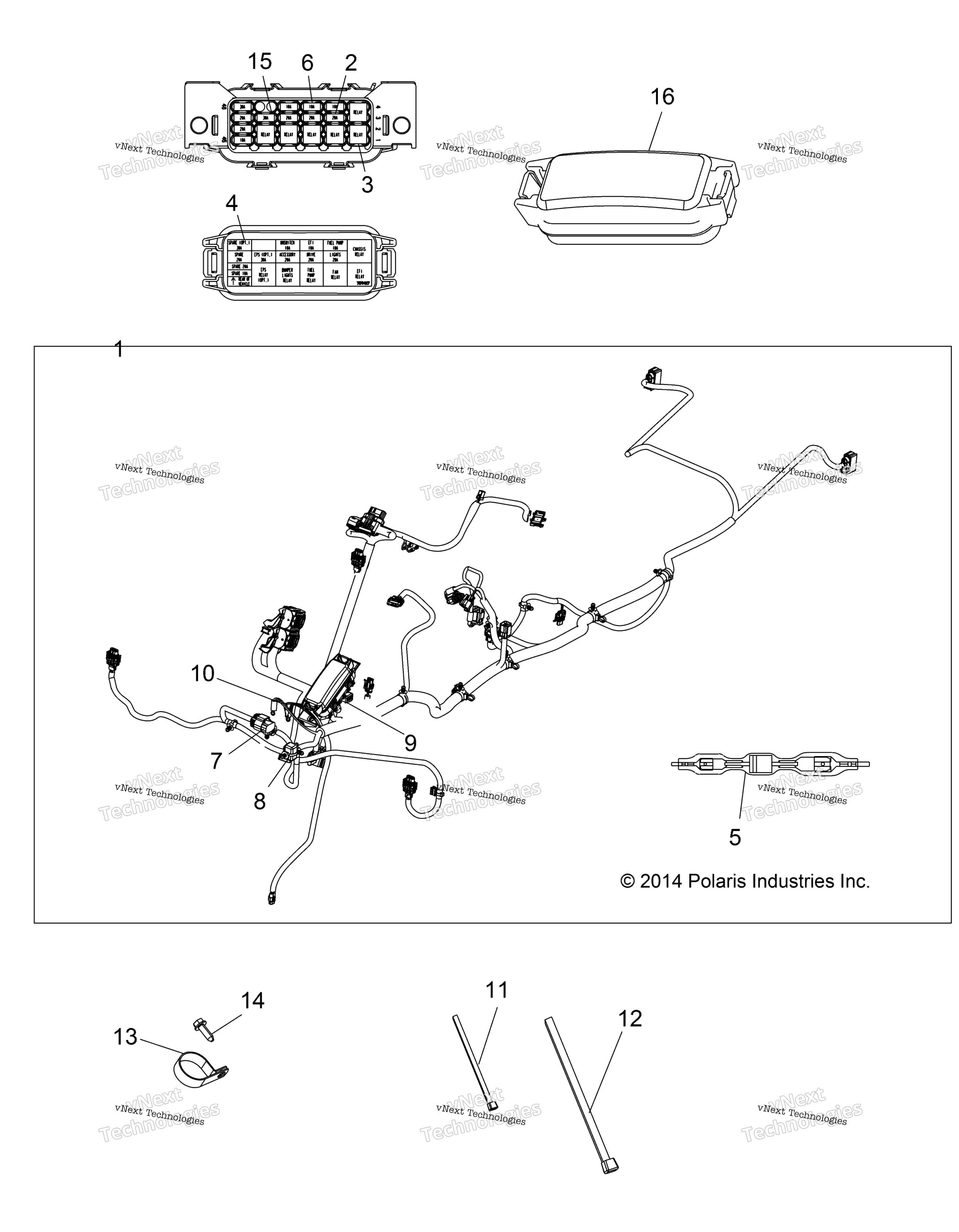 Electrical, Main Wire жгут