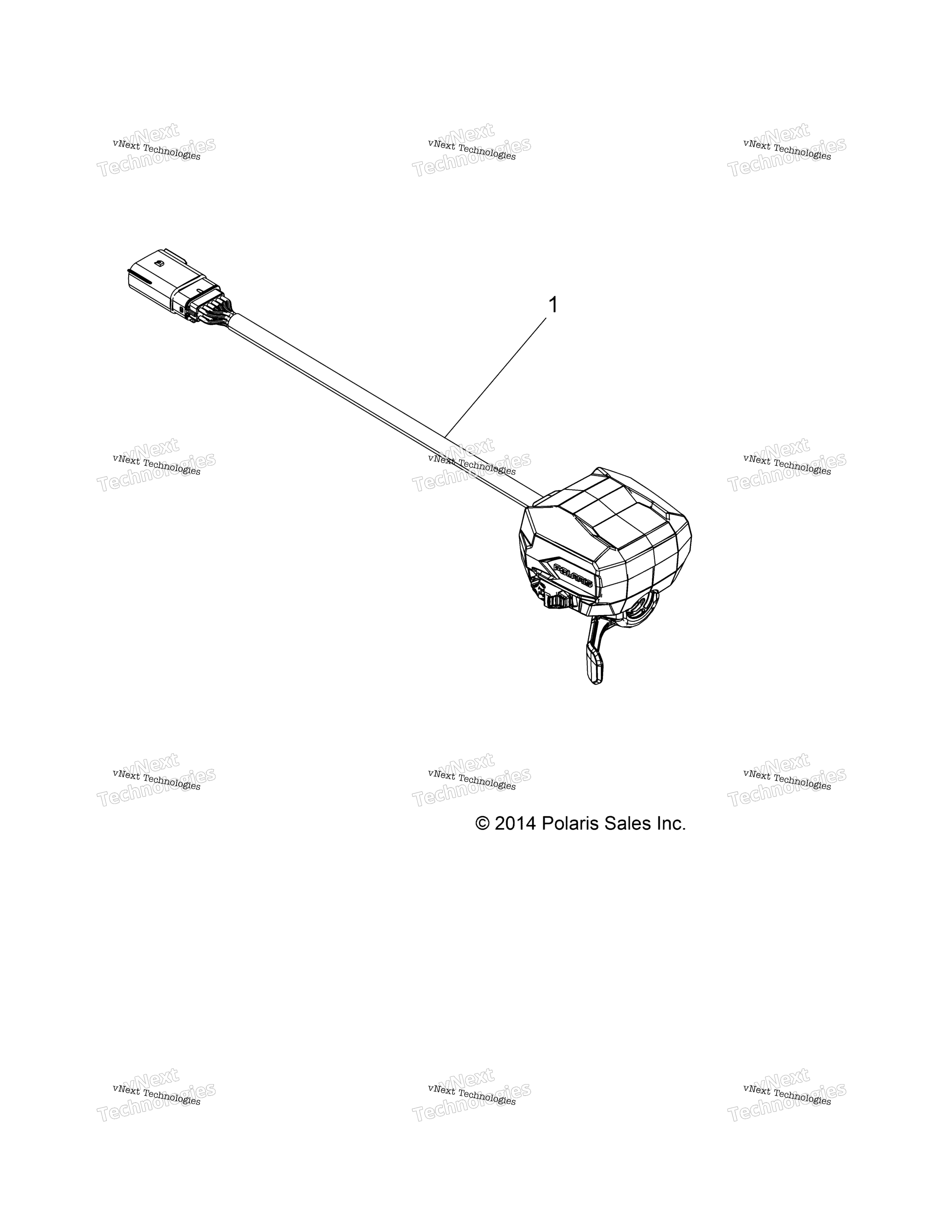рулевой Controls, Throttle узел & Cable