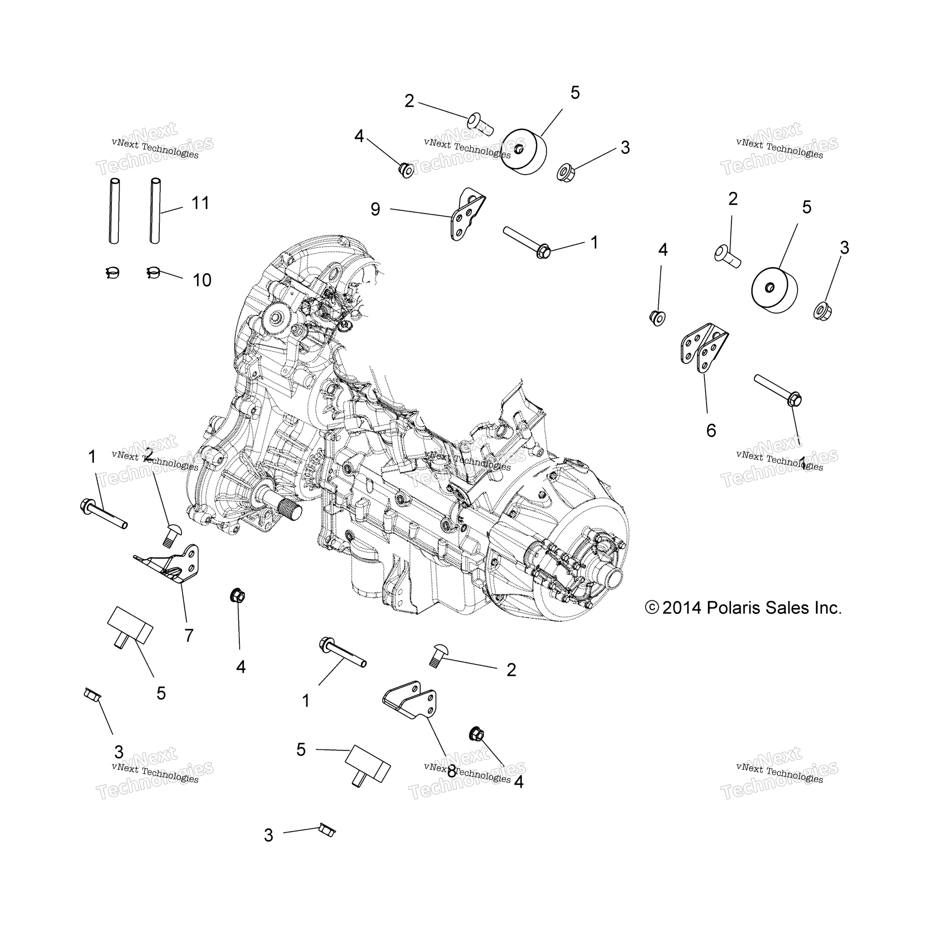 Engine, двигатель и трансмиссия крепление