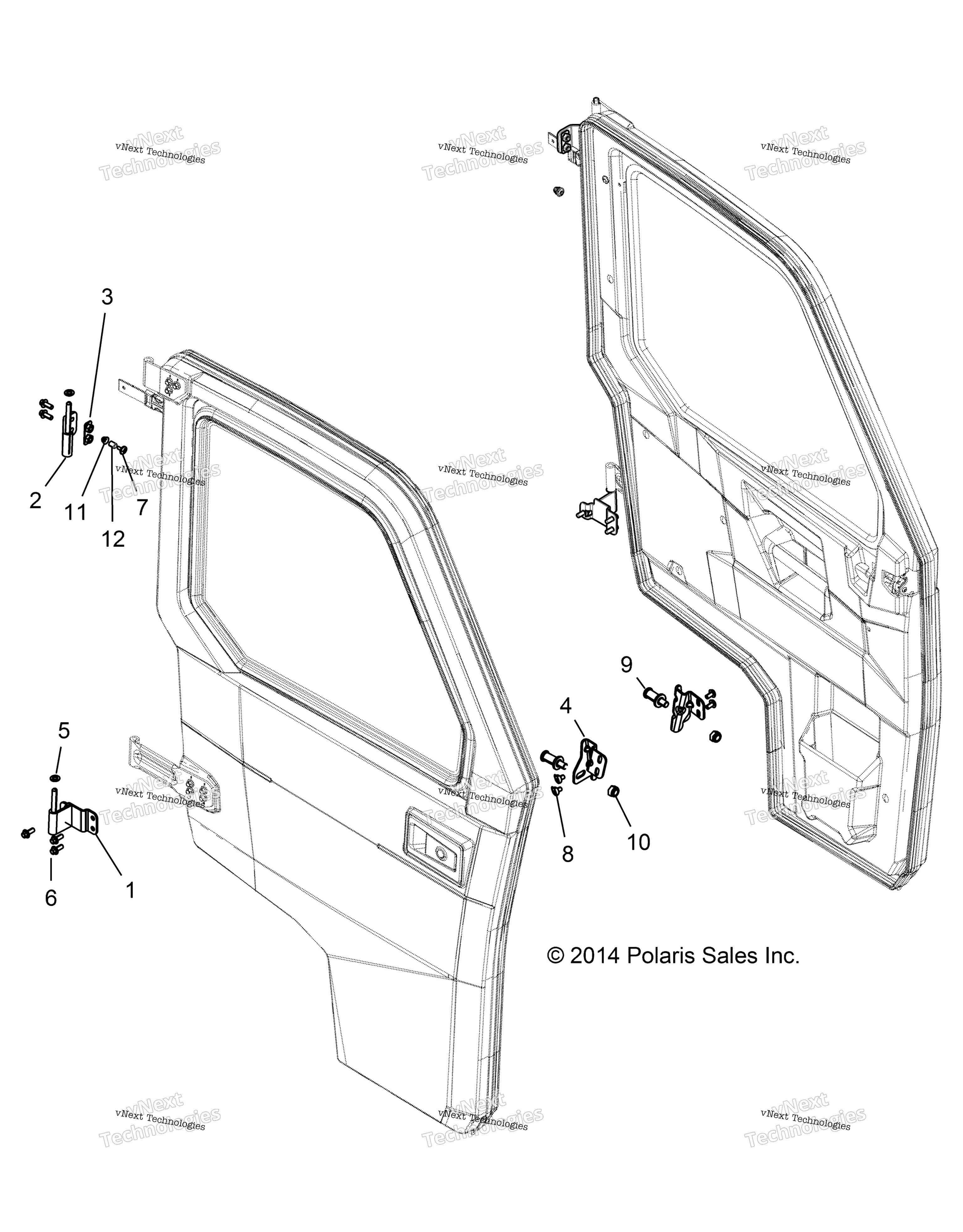 Body, Door крепление R152dpd1aa