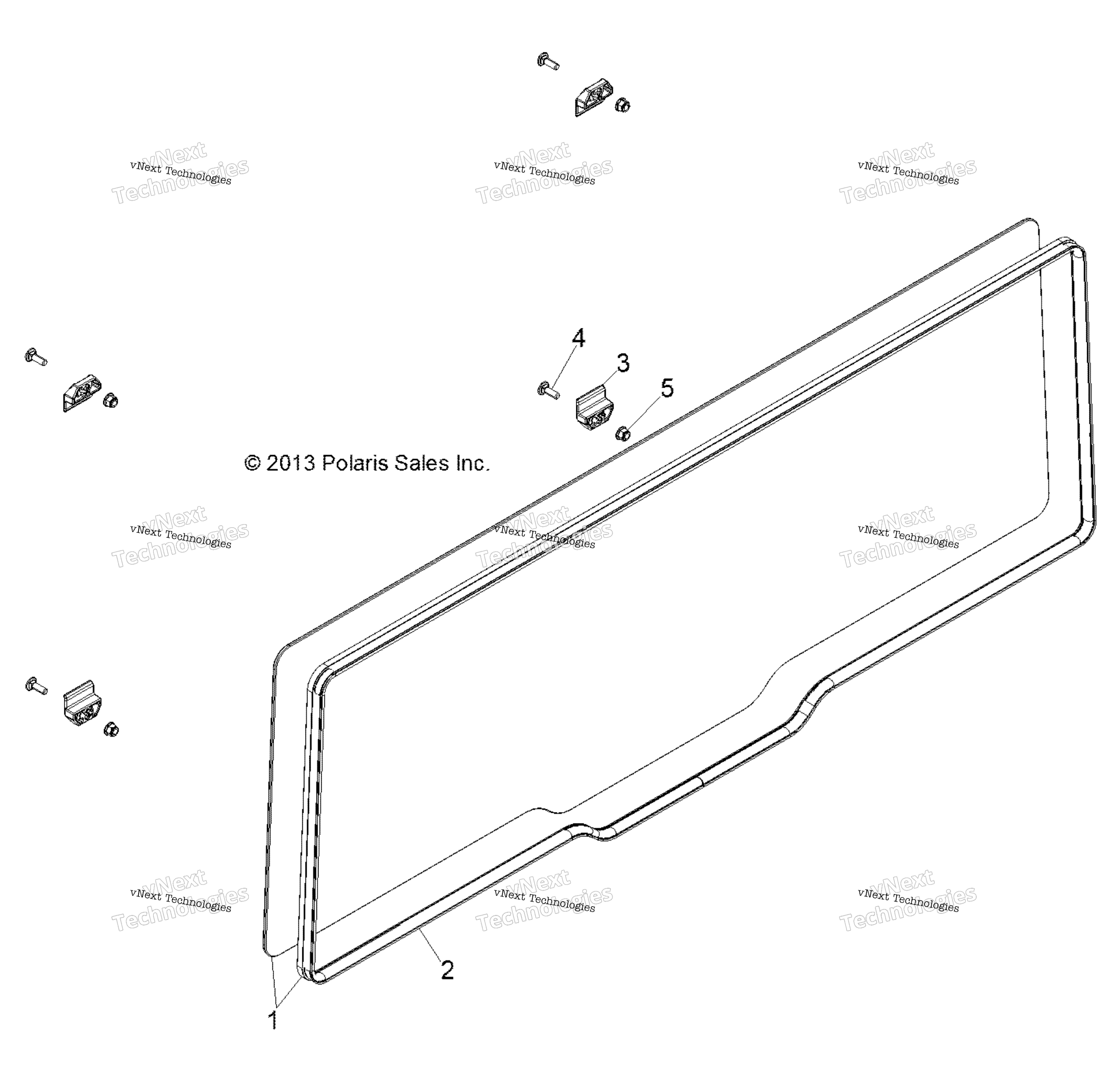 Body, Window, задний R152dpd1aa