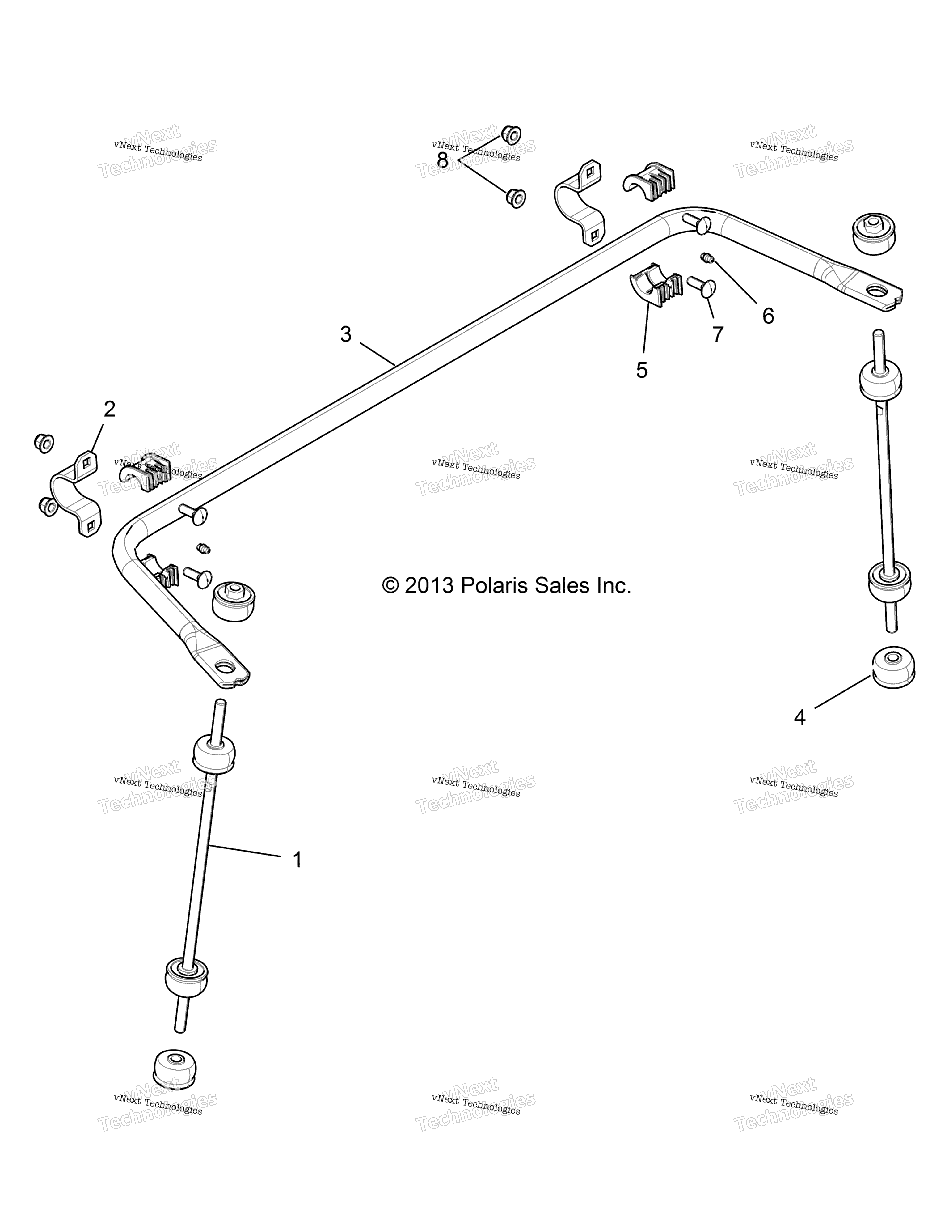 Подвеска, задняя Stabilizer Bar All Options
