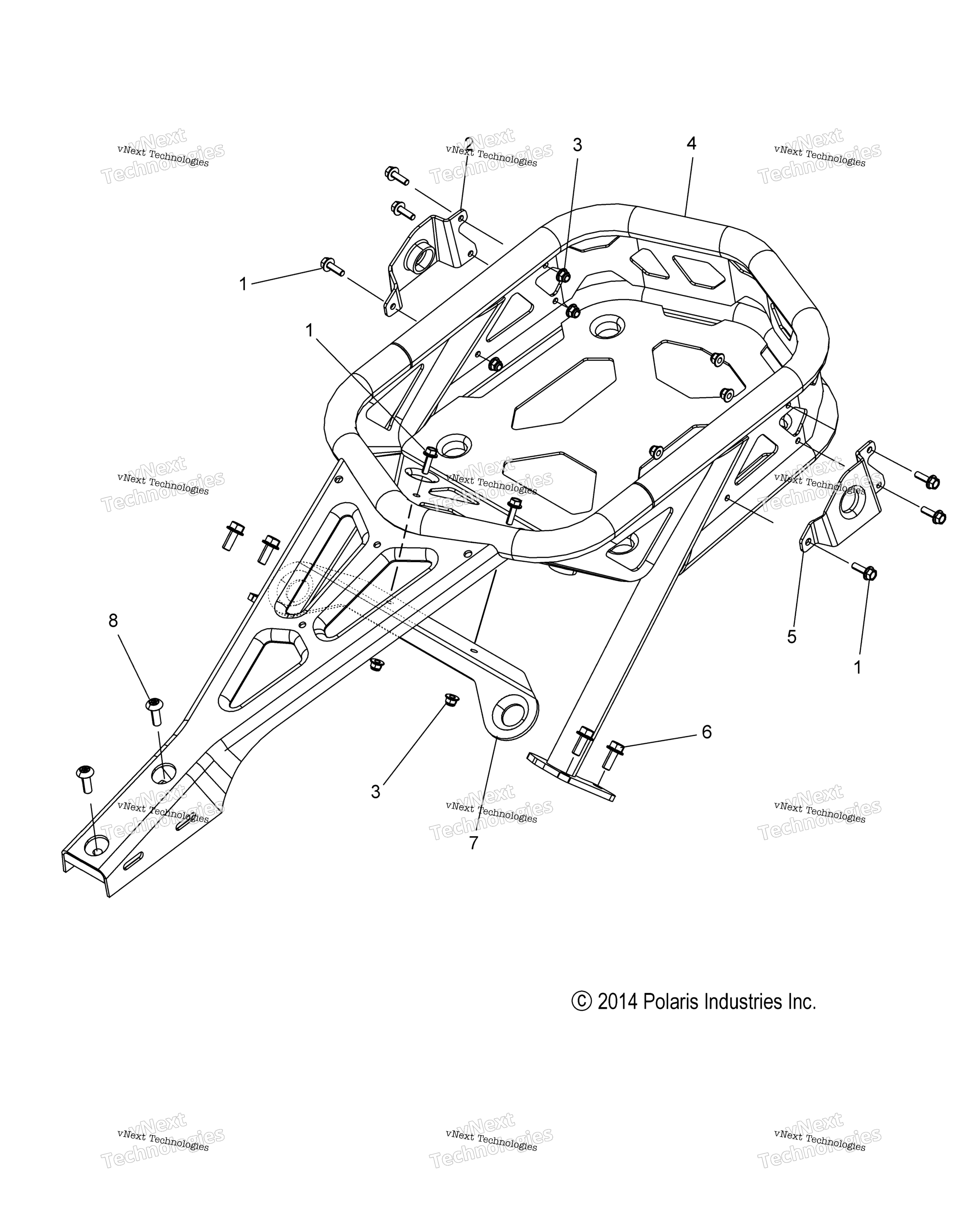 Chassis, багажник полка S15da6 All Options