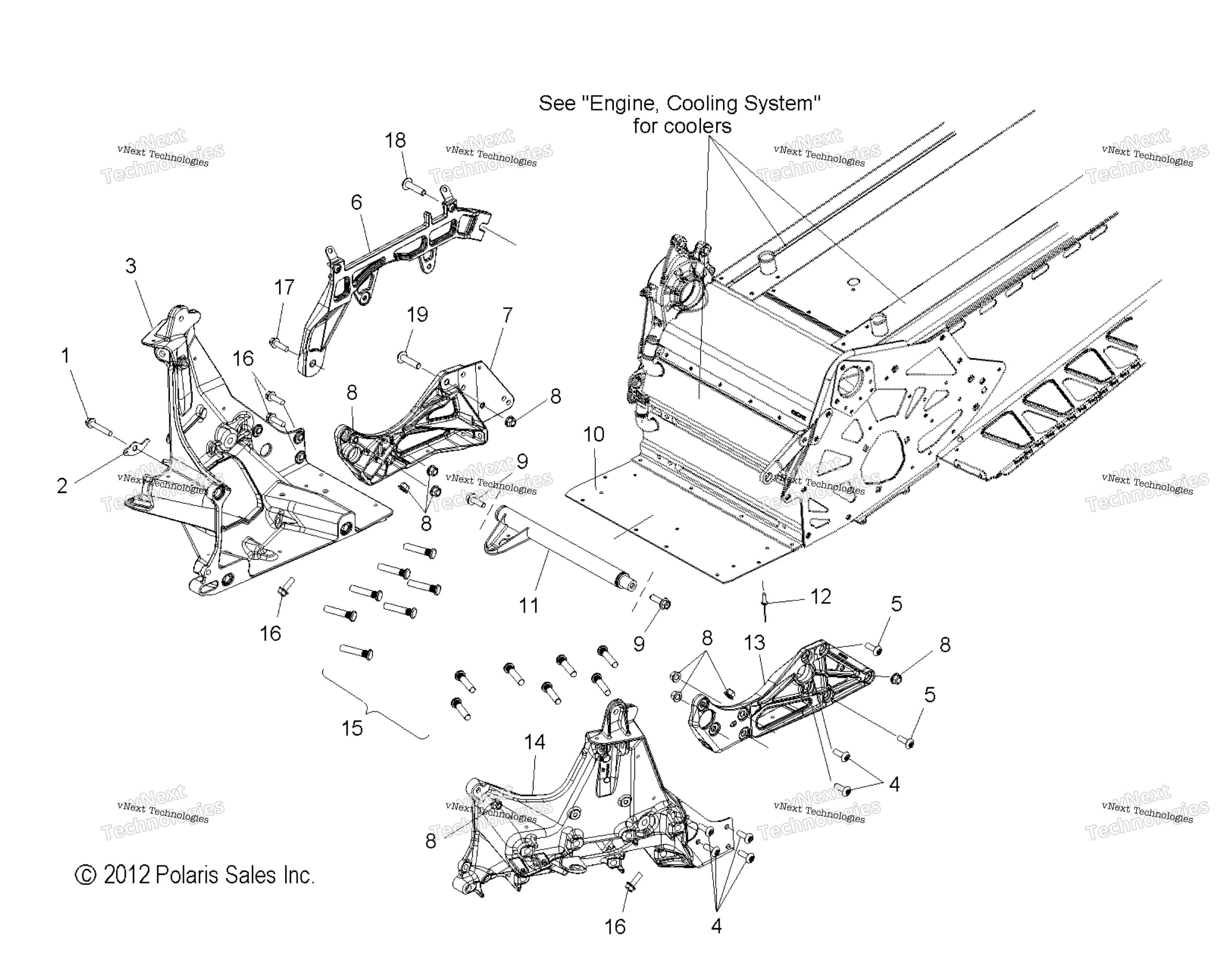 Chassis, Bulkhead узел Alloptions