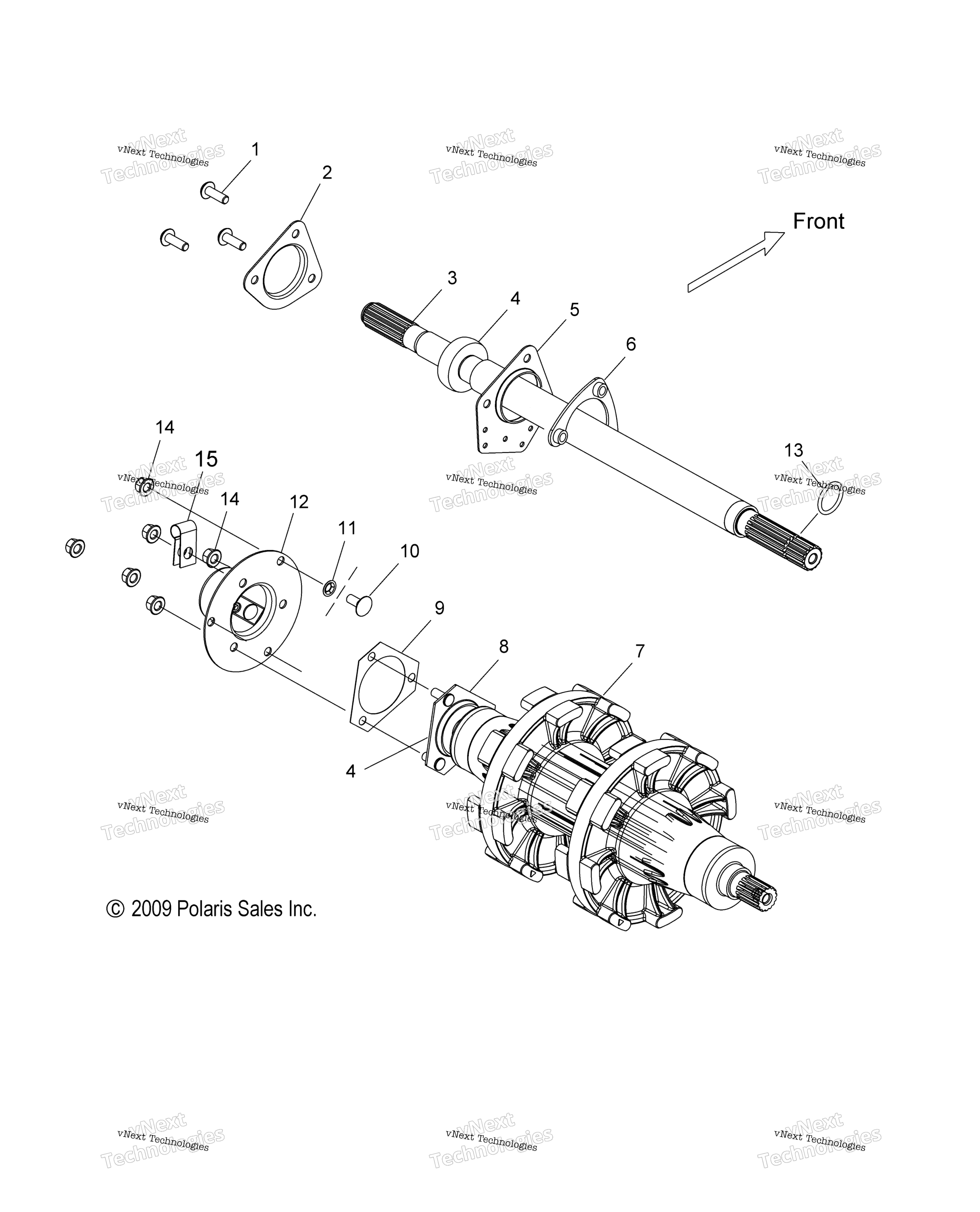 Привод Train, Jackshaft & Driveshaft