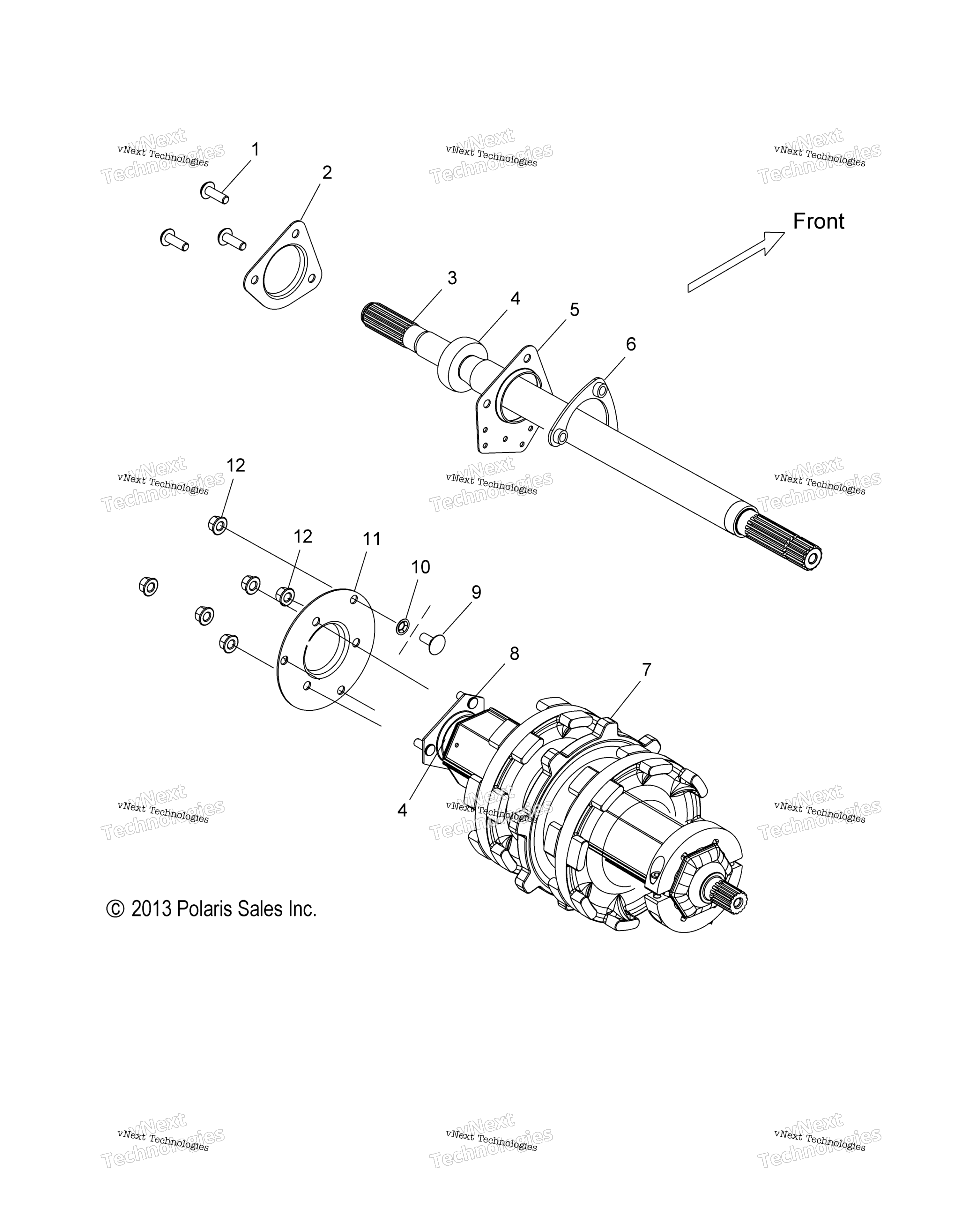 Привод Train, Jackshaft & Driveshaft All Options
