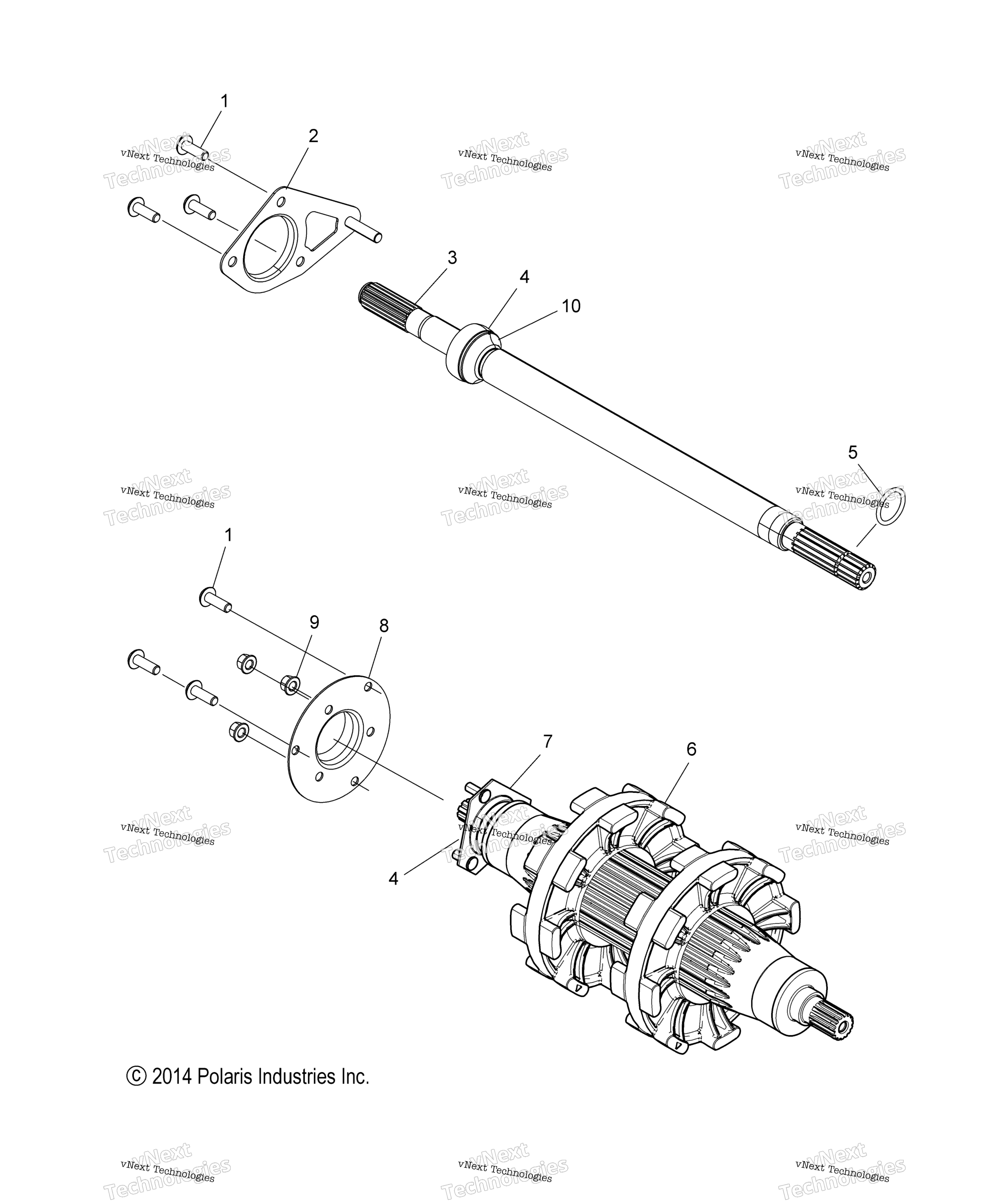 Привод Train, Jackshaft & Driveshaft S15da6 All Options