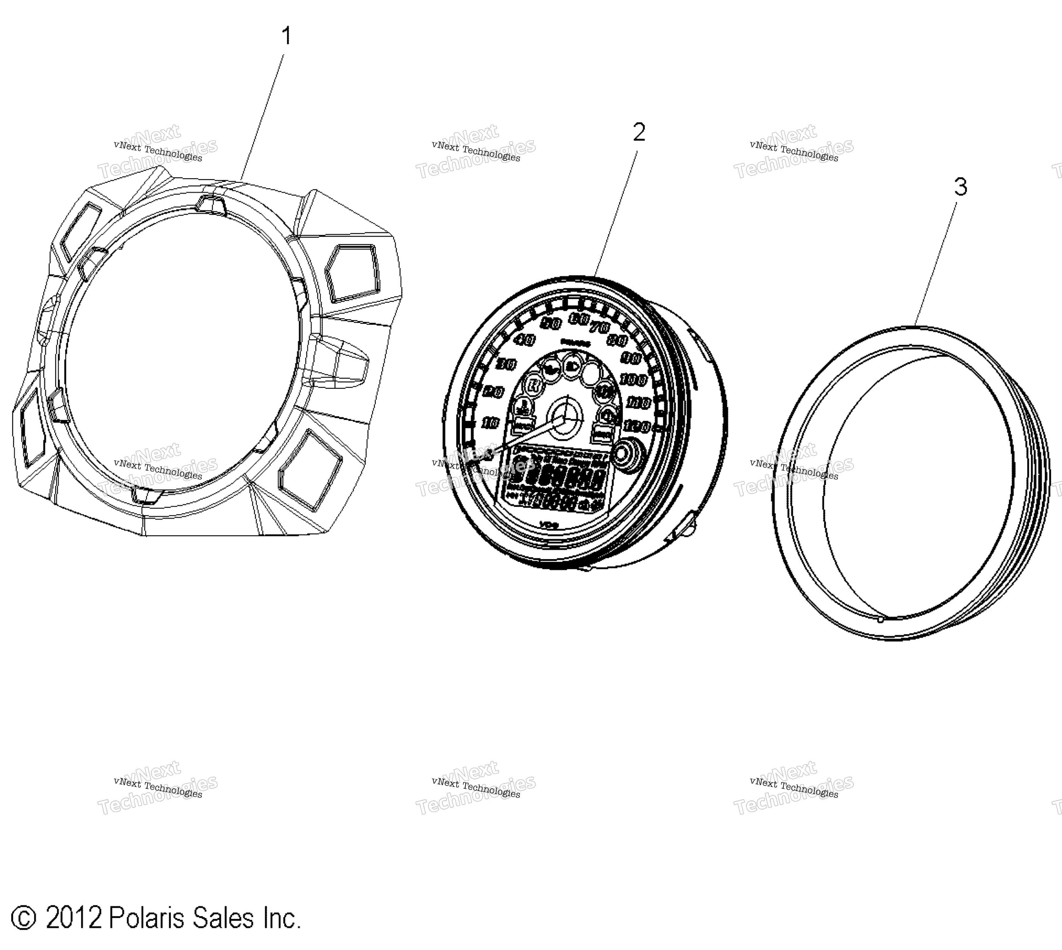 Electrical, Speedometer Asm. All опции
