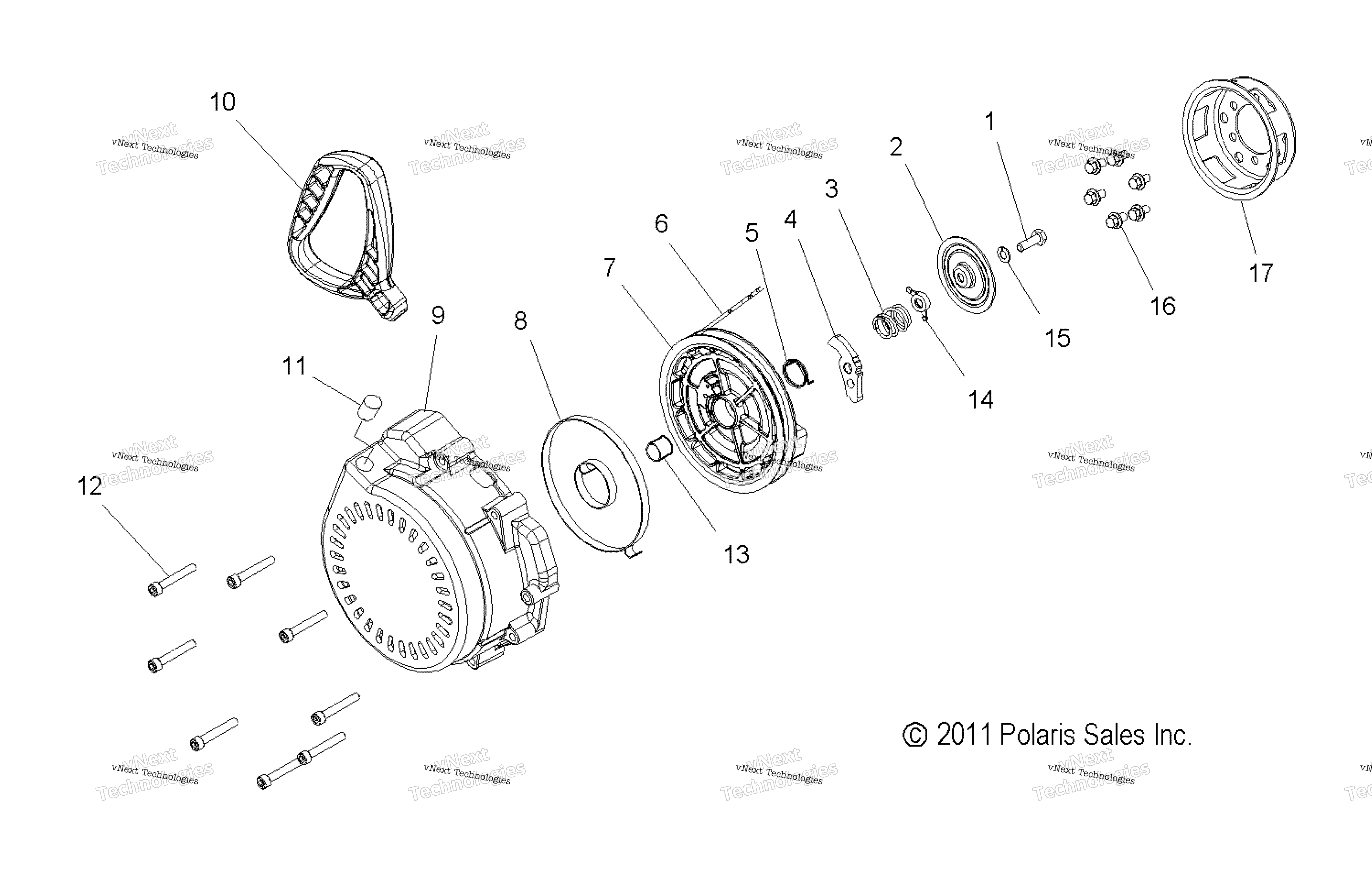 Engine, Recoil стартер S15da6 All Options