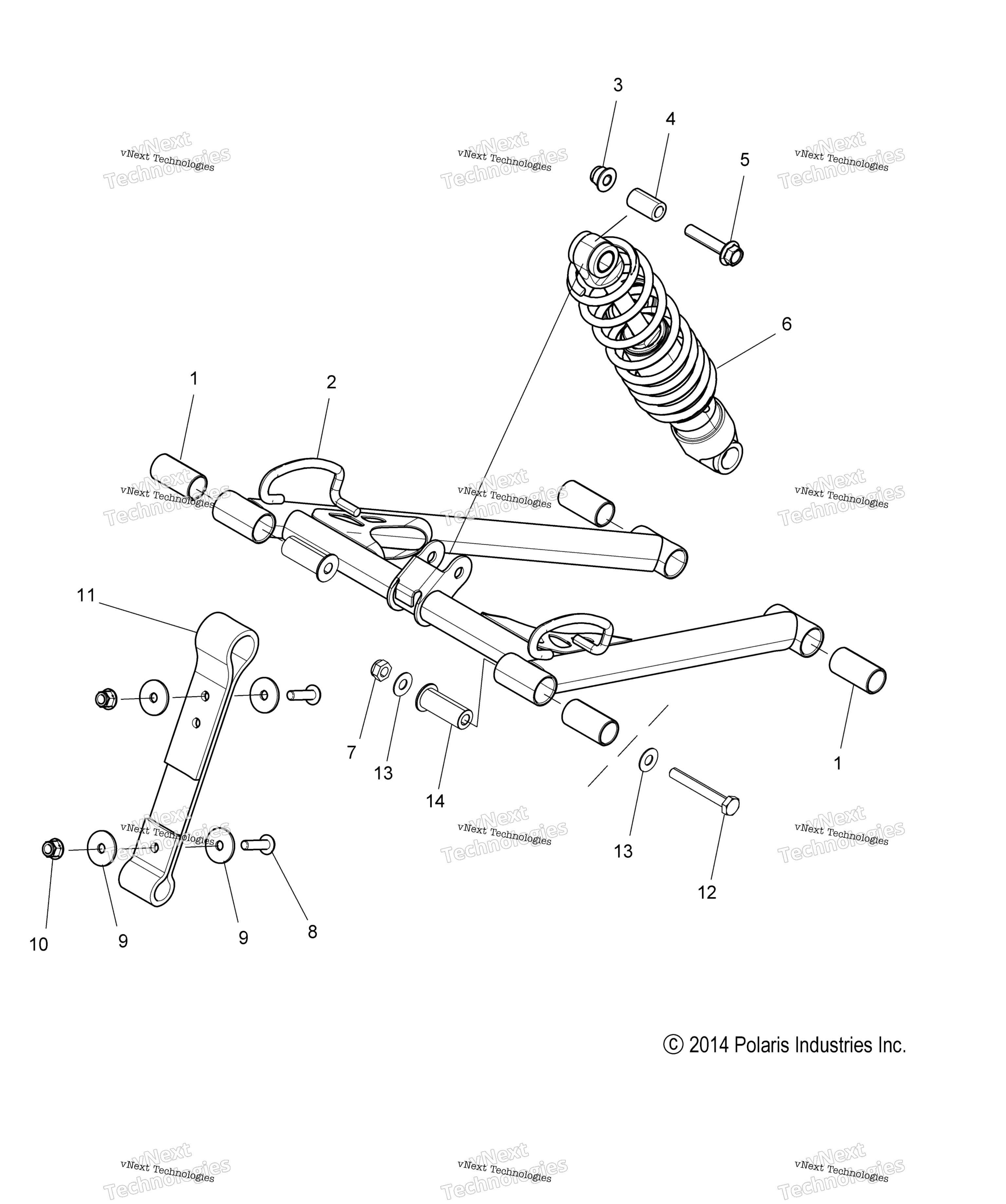 Suspension, Torque Arm, передний S15da6 All Options