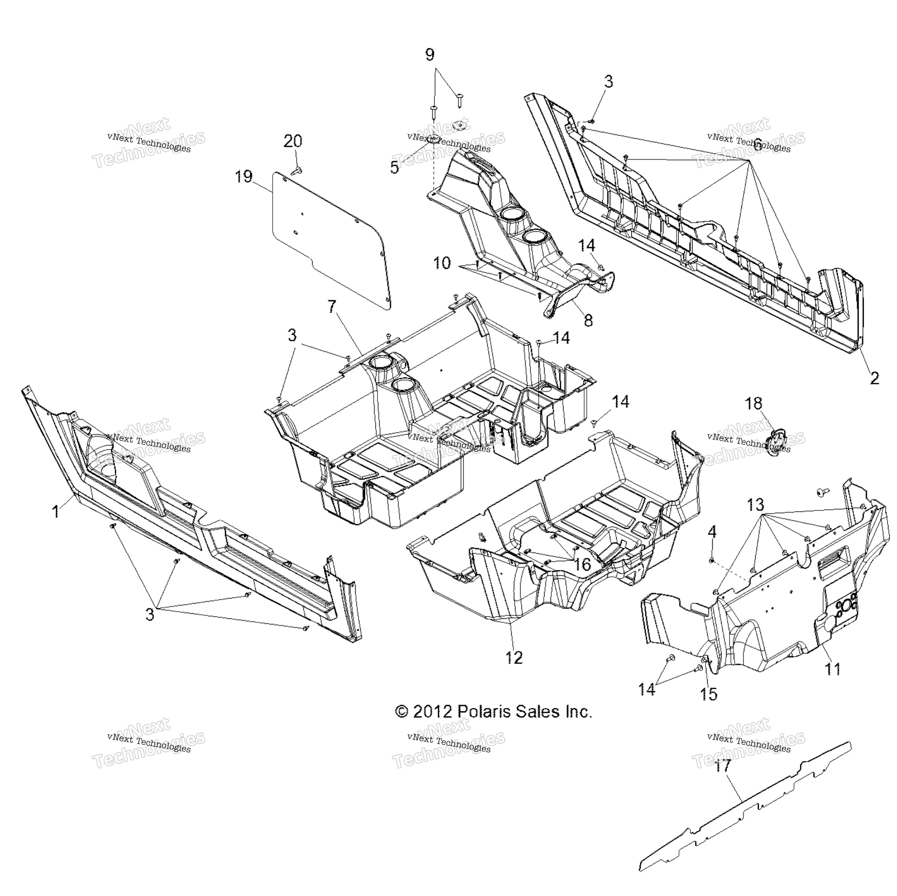 Body, Floor и Rocker Panels