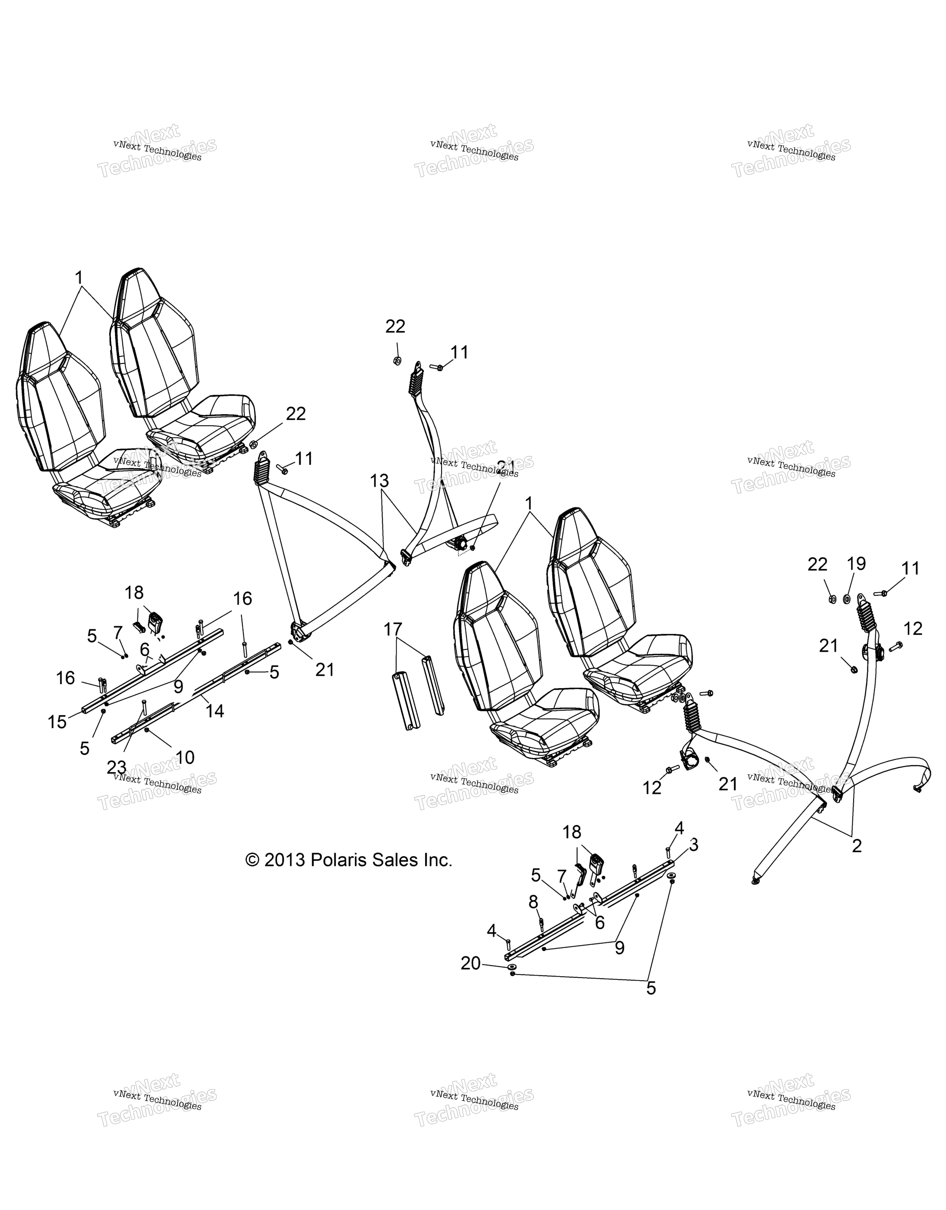 Кузов, сиденье Mounting & Belts