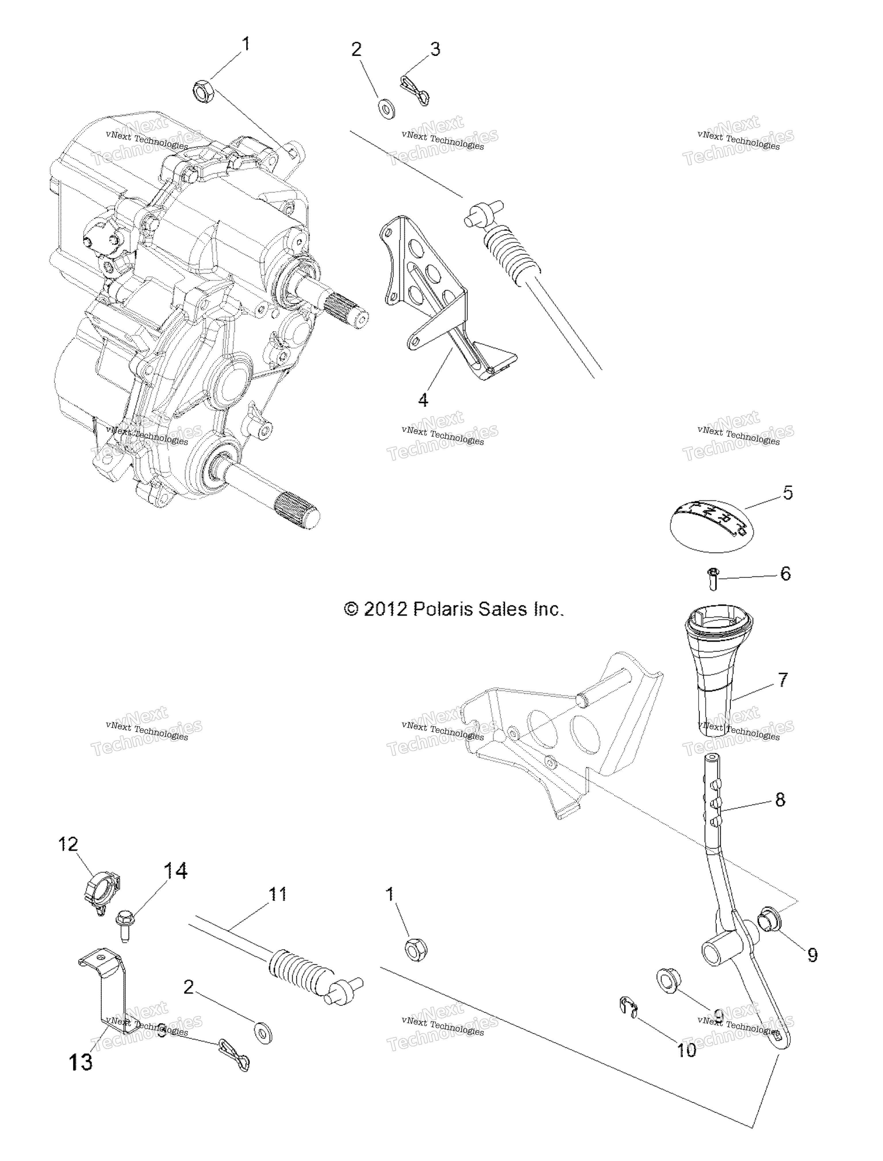 Привод Train, Gear Selector