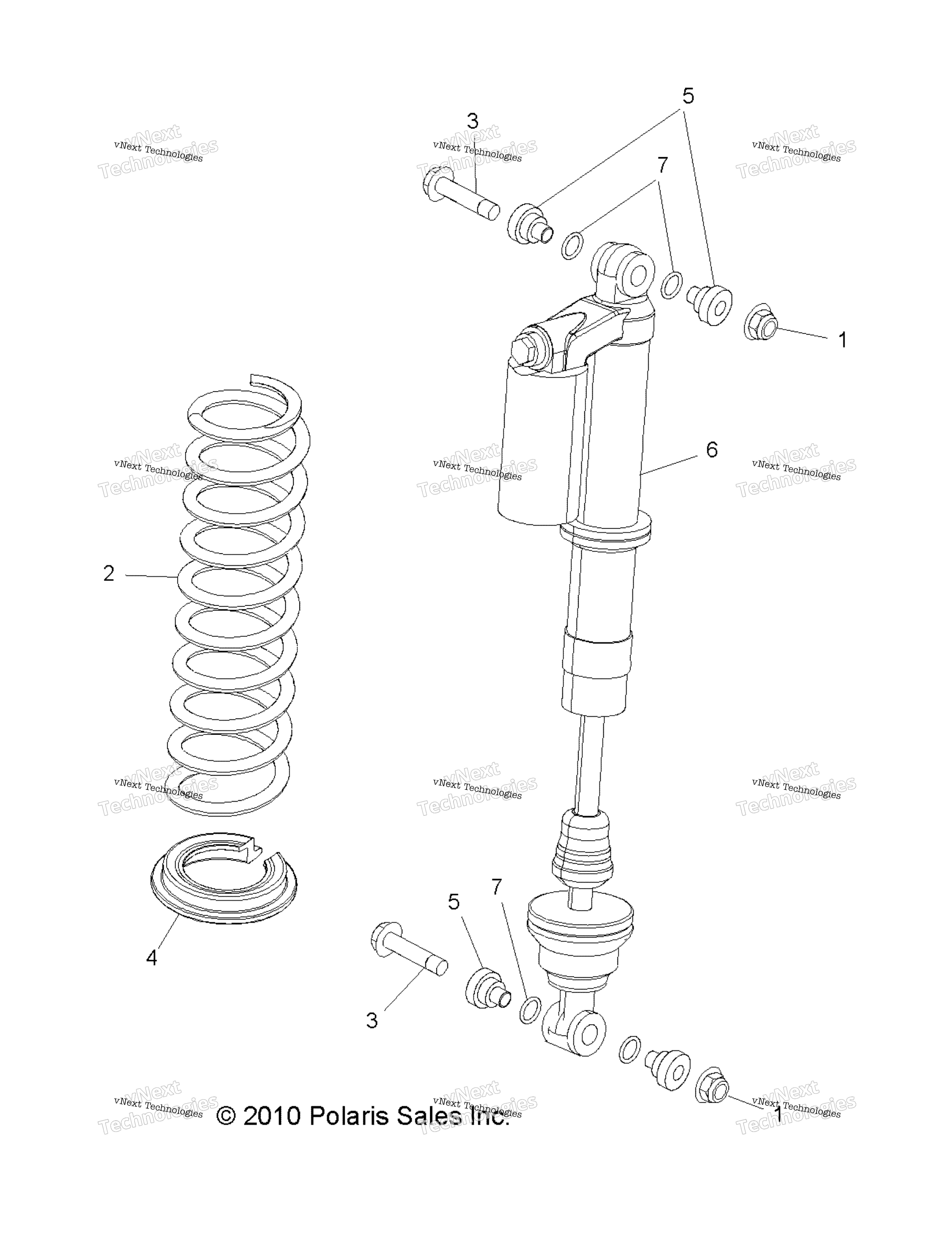 Подвеска, передний амортизатор Mounting