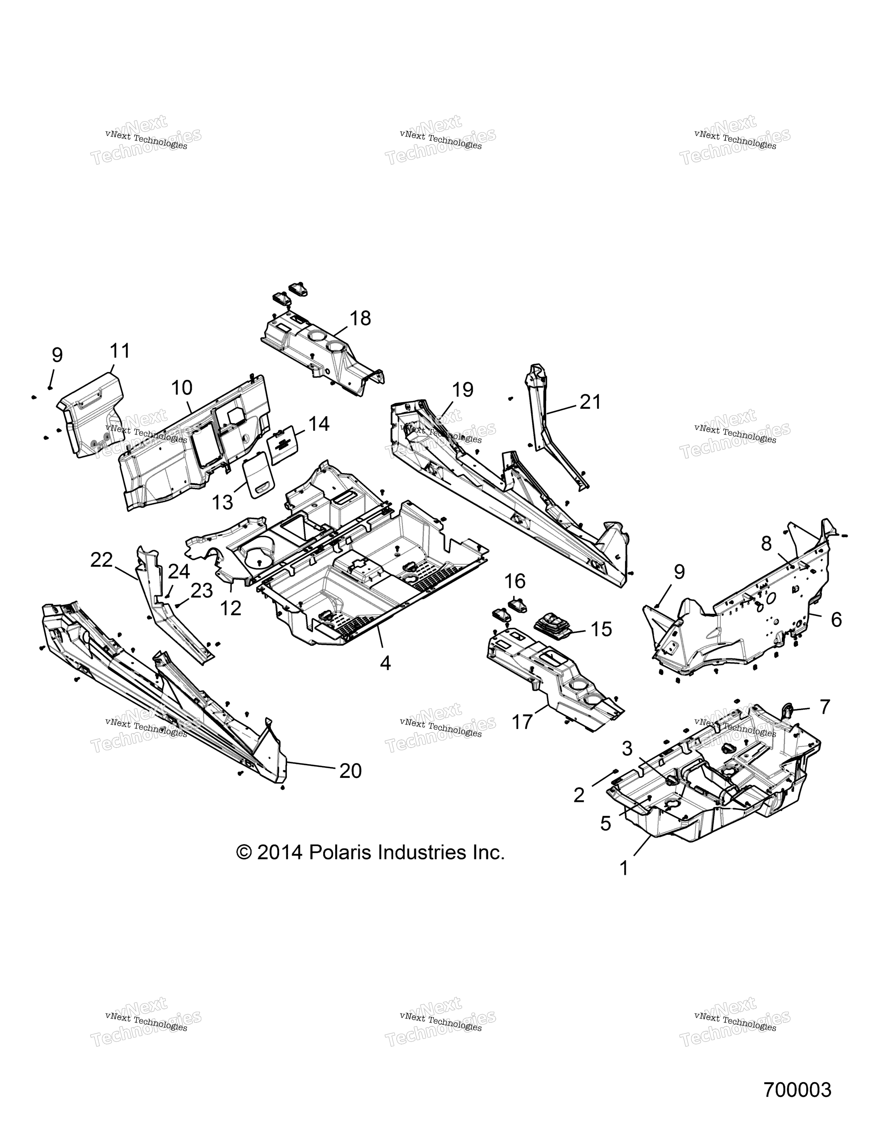 Body, Floor и Rocker Panels