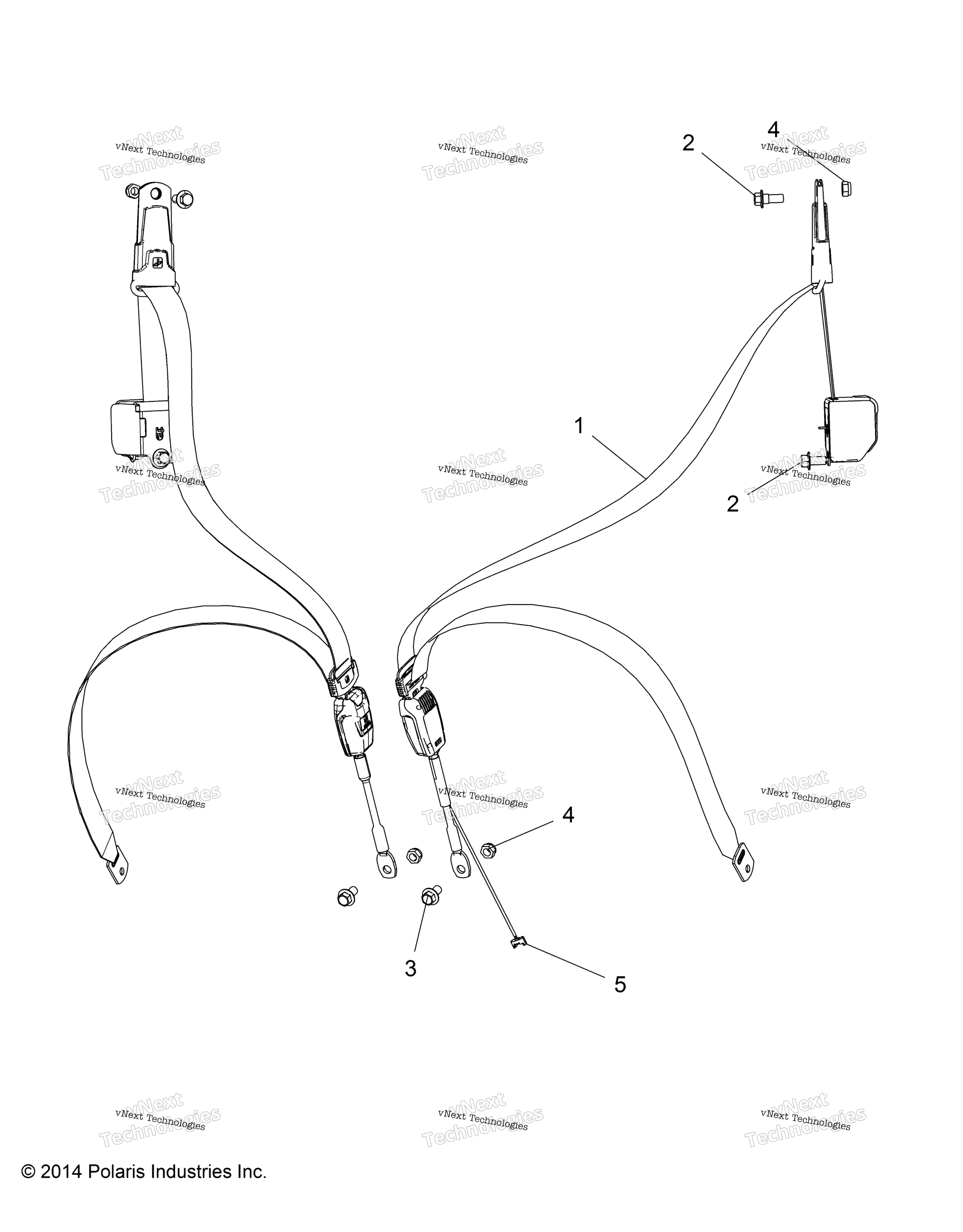 Кузов, сиденье Belt Mounting
