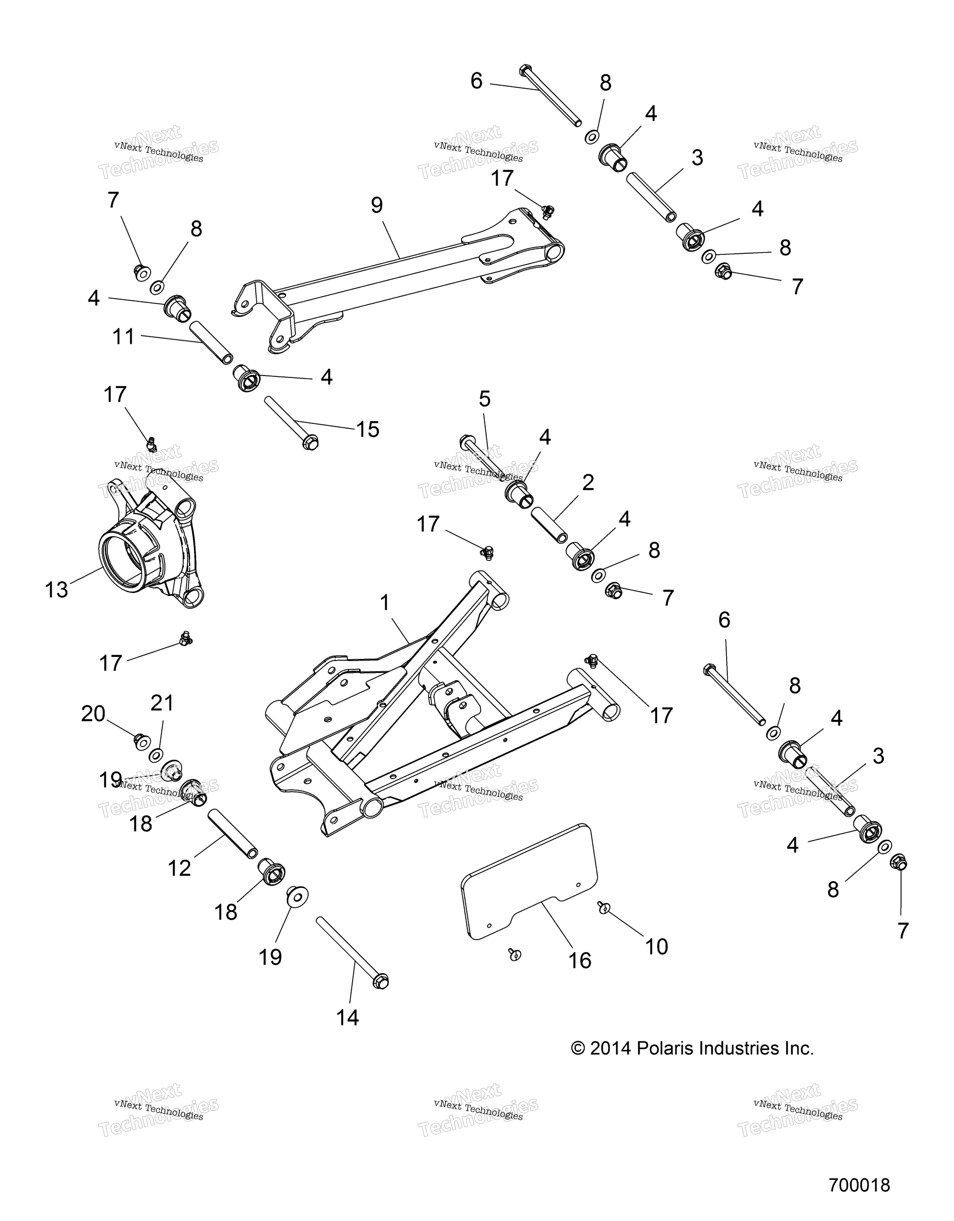 Подвеска, задняя Control Arms
