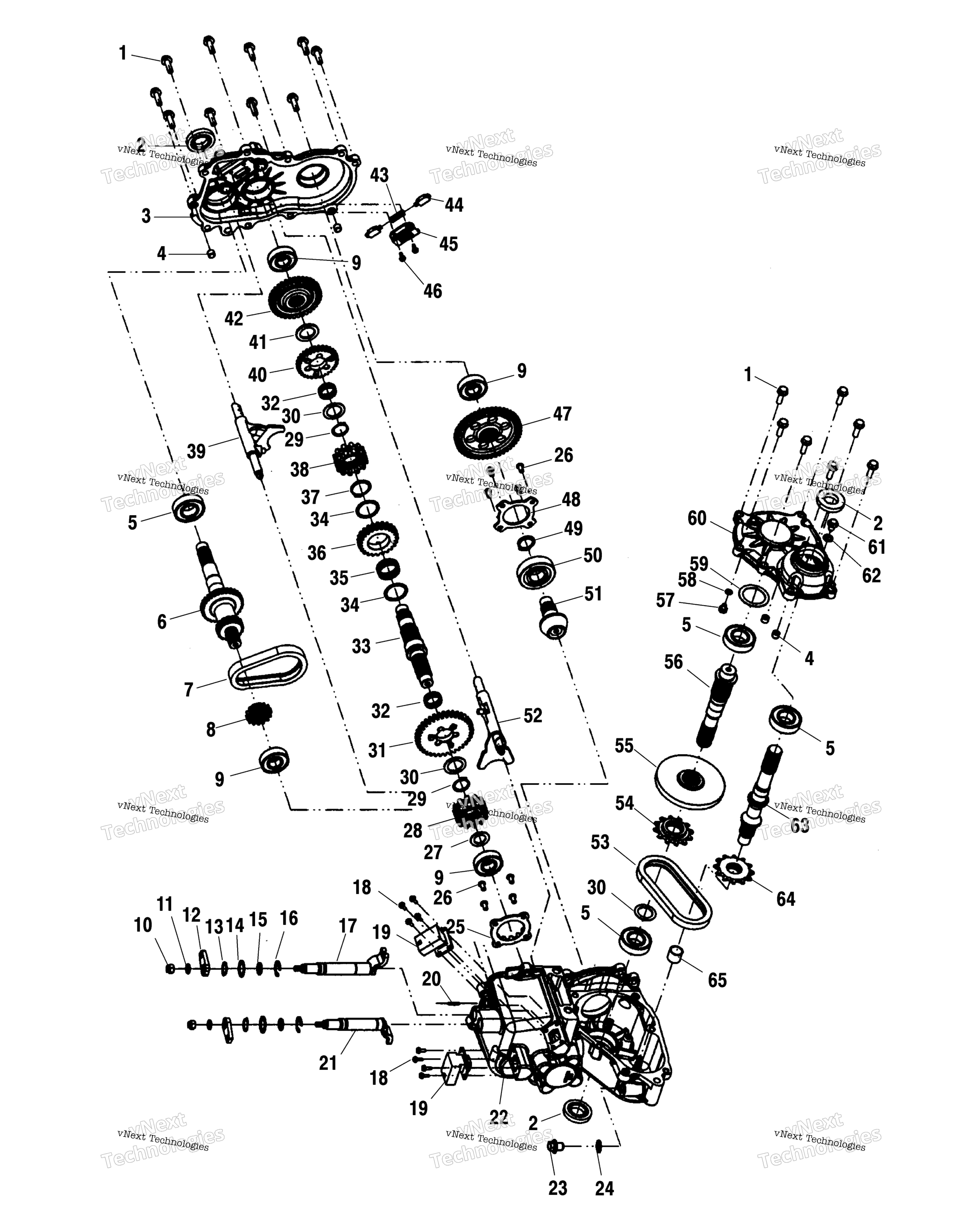 Картер редуктора A00cd50fa (4954885488E06)